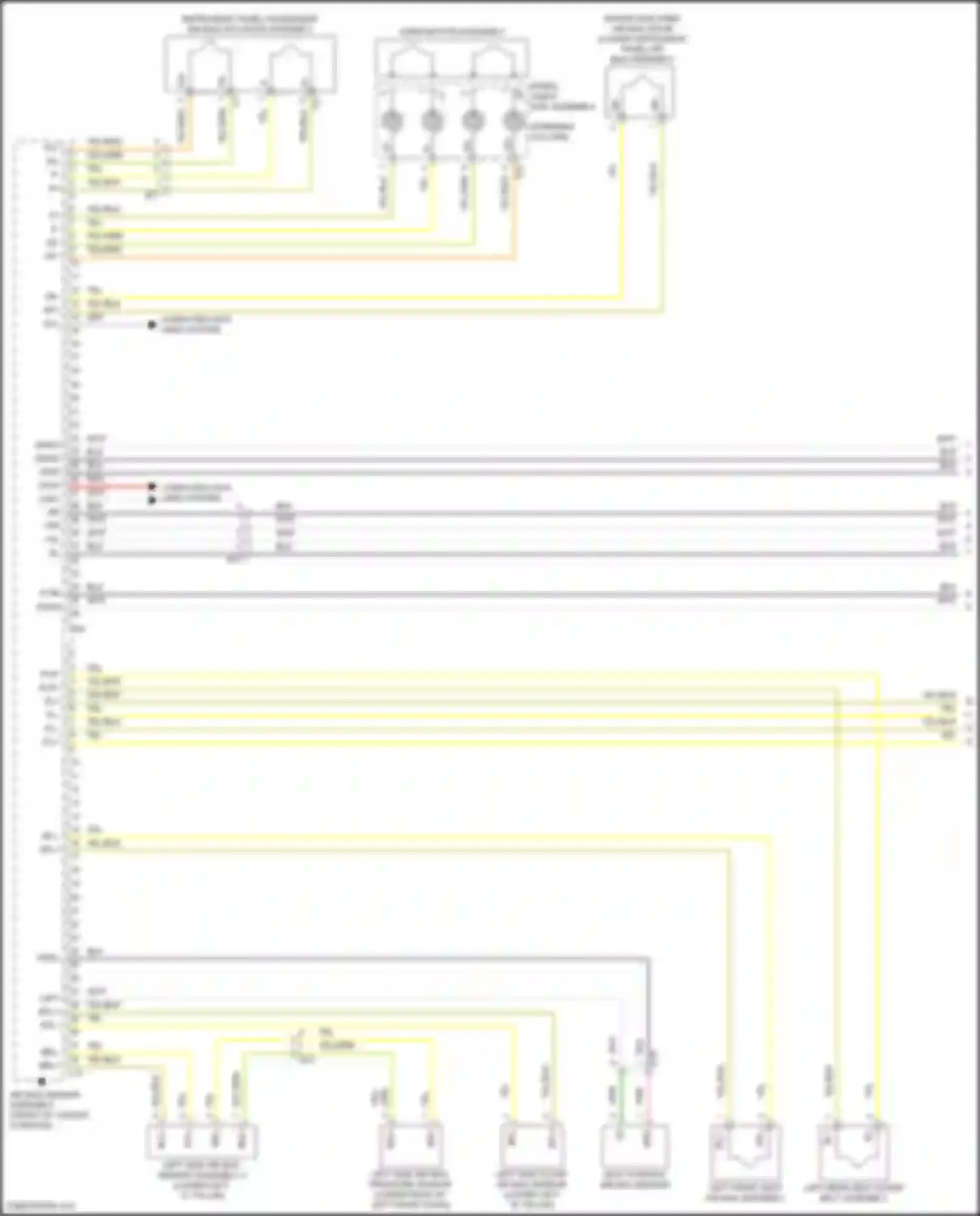 Venza Toyota II (2020-2024): Supplemental restraints circuit (1 of 3)