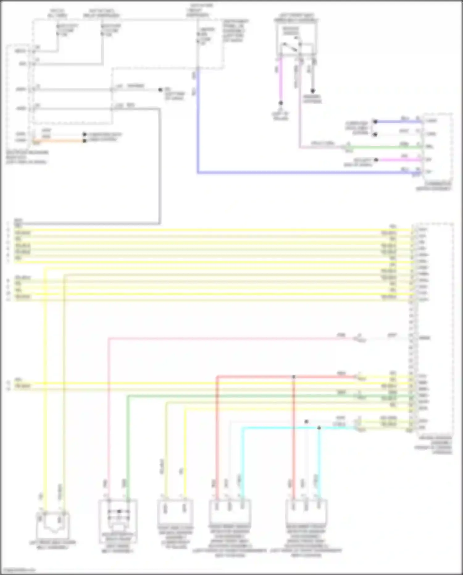 Venza Toyota II (2020-2024): Supplemental restraints circuit (3 of 3)