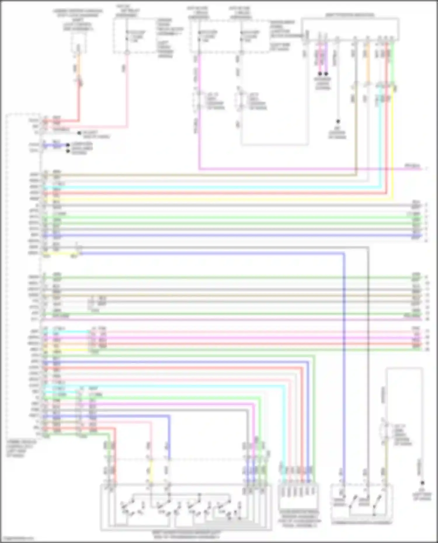 Venza Toyota II (2020-2024): Transmission circuit (1 of 4)