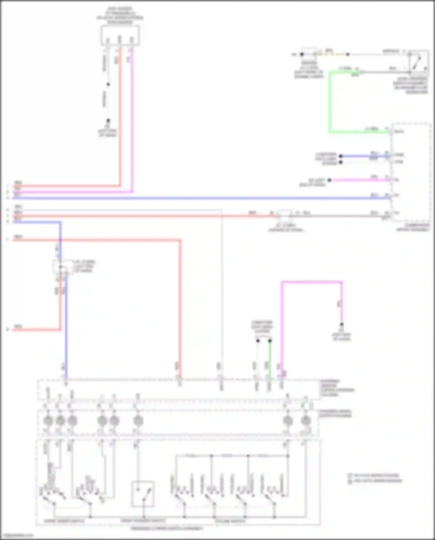 Venza Toyota II (2020-2024): Front wiper/washer circuit (2 of 2)
