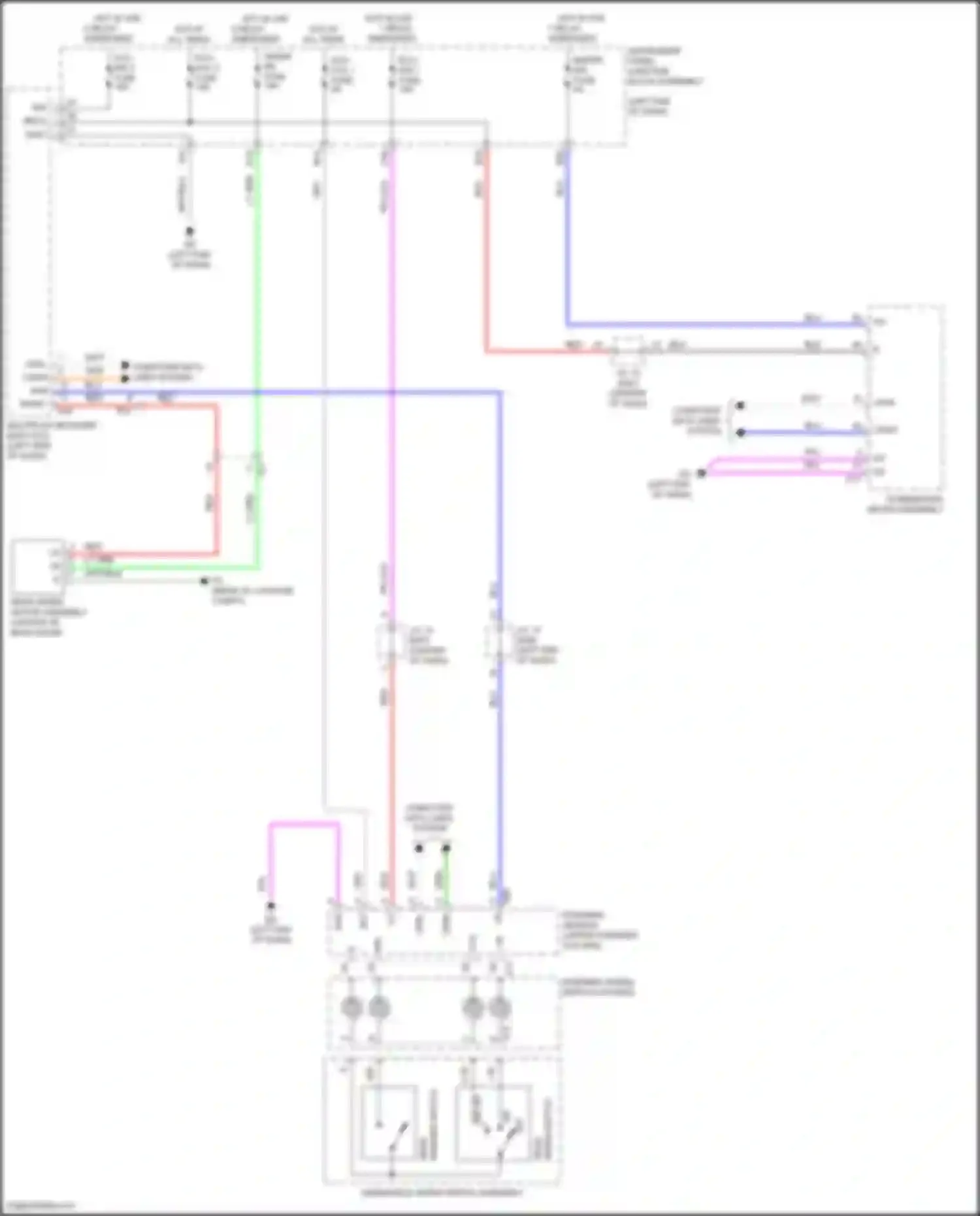 Venza Toyota II (2020-2024): Rear wiper/washer circuit