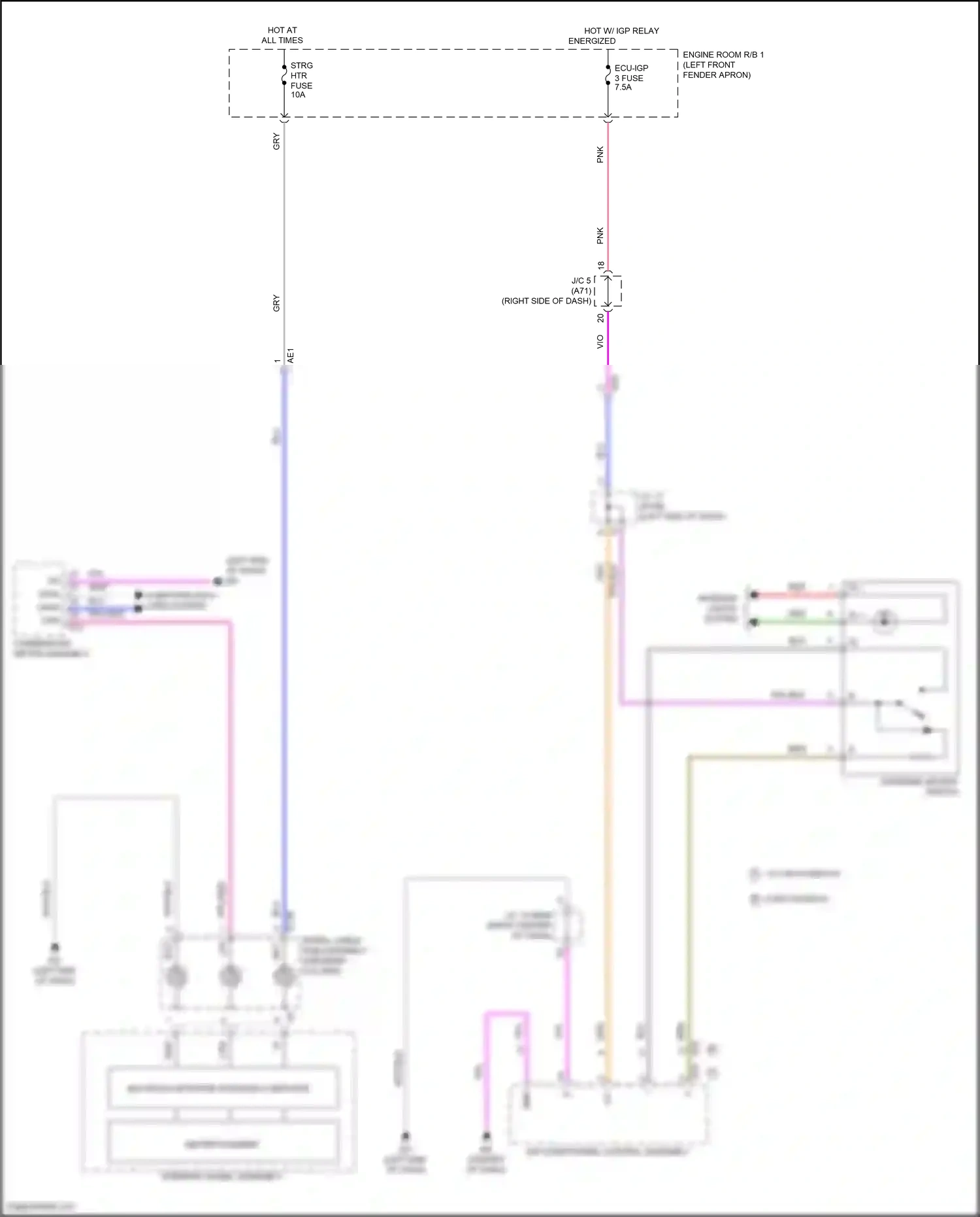 Wiring diagram computer data lines system for Toyota Venza II (2020-2024) (45 of 87)