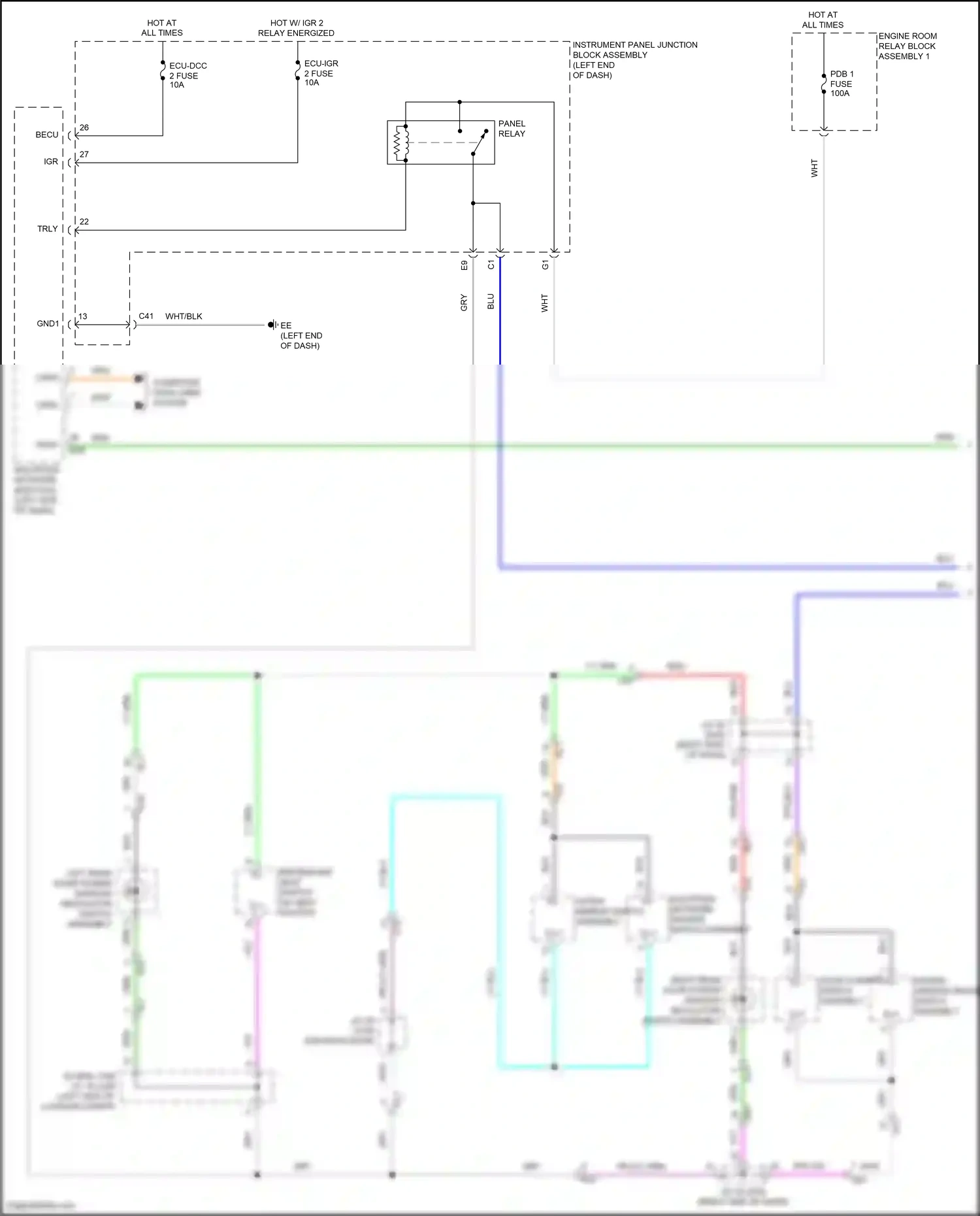 Wiring diagram computer data lines system for Toyota Venza II (2020-2024) (7 of 87)