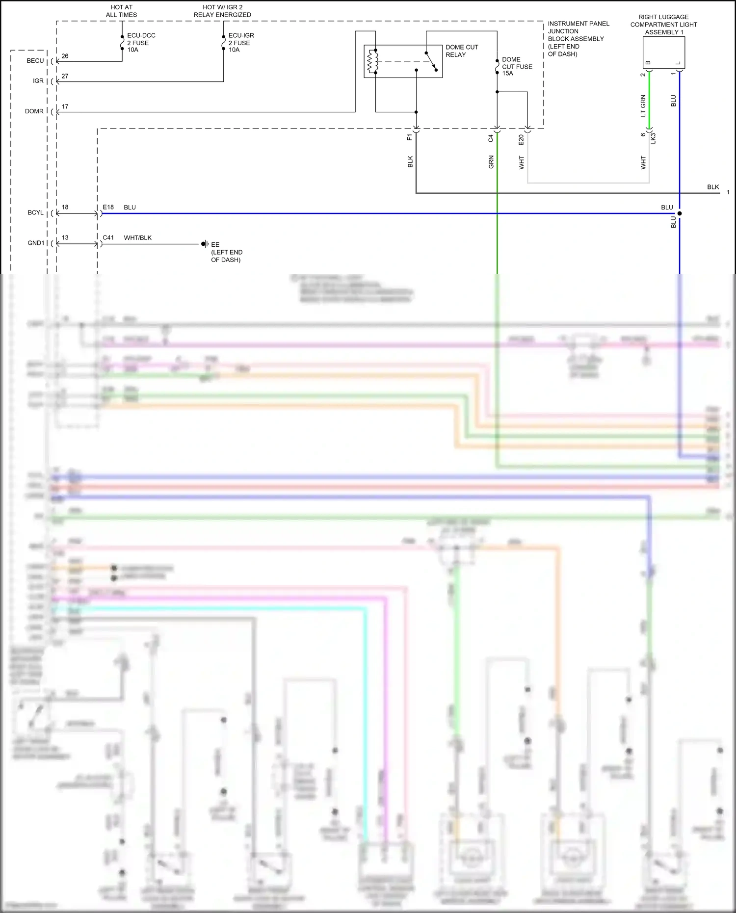 Wiring diagram computer data lines system for Toyota Venza II (2020-2024) (1 of 87)
