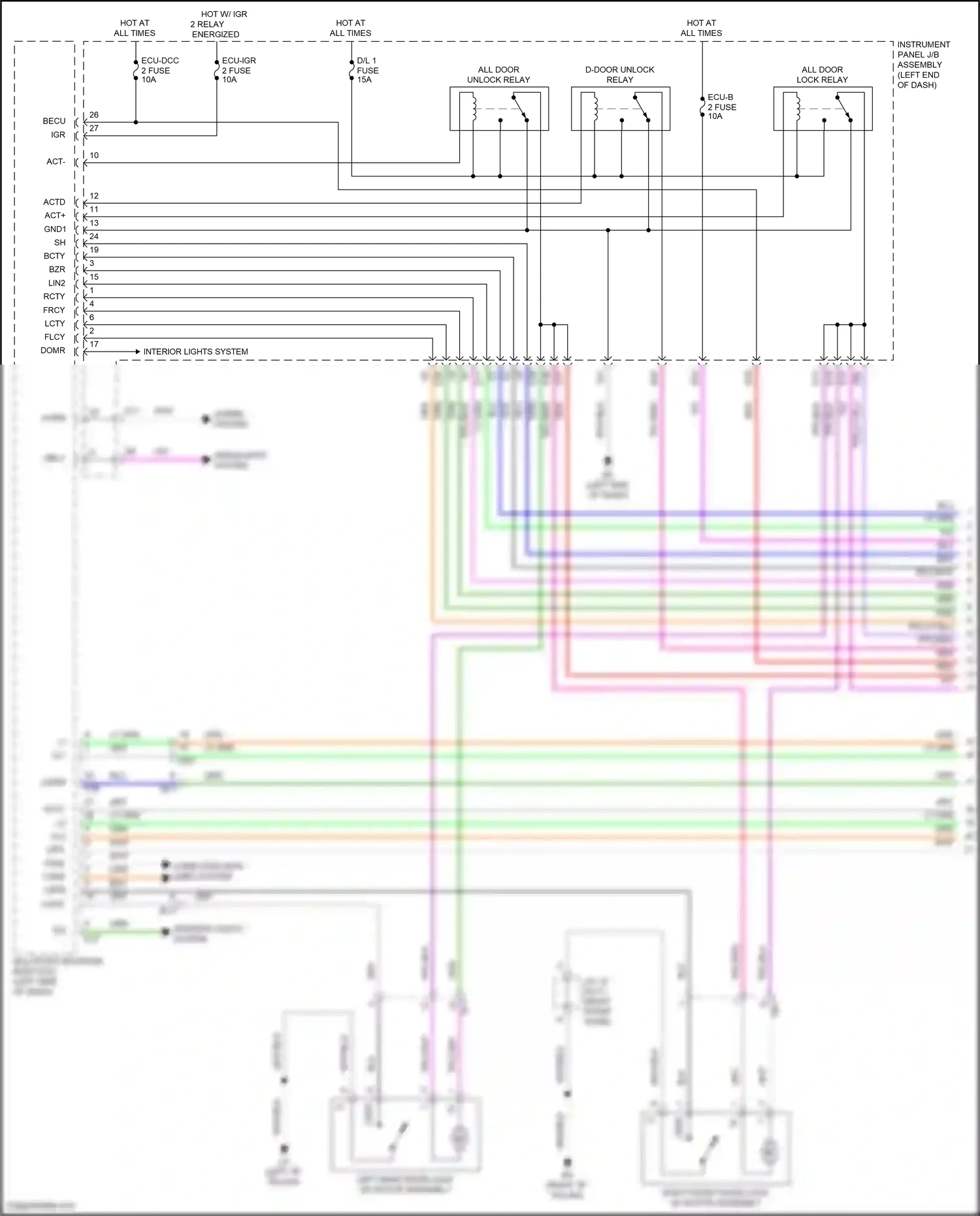 Wiring diagram computer data lines system for Toyota Venza II (2020-2024) (3 of 87)