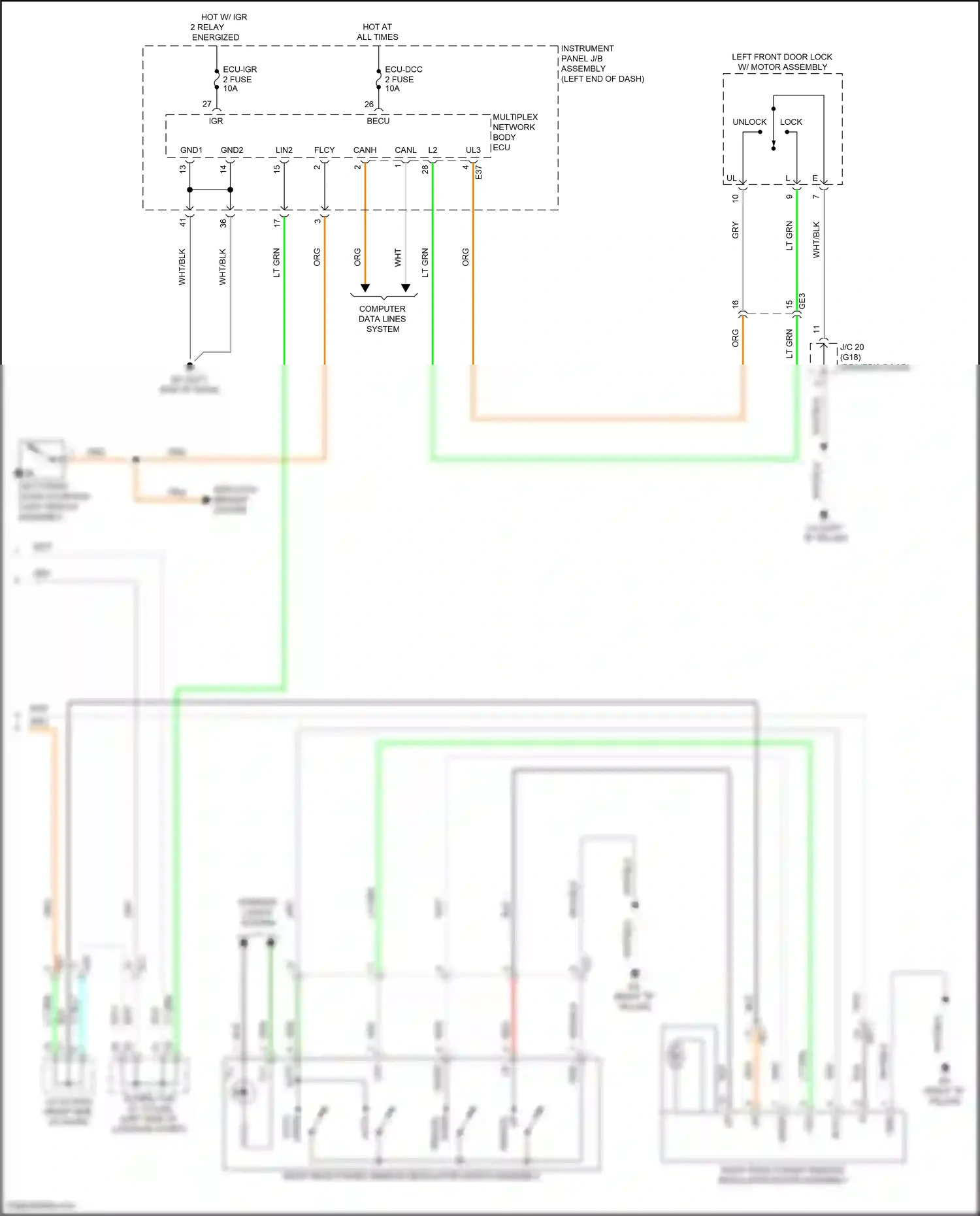 Wiring diagram computer data lines system for Toyota Venza II (2020-2024) (71 of 87)
