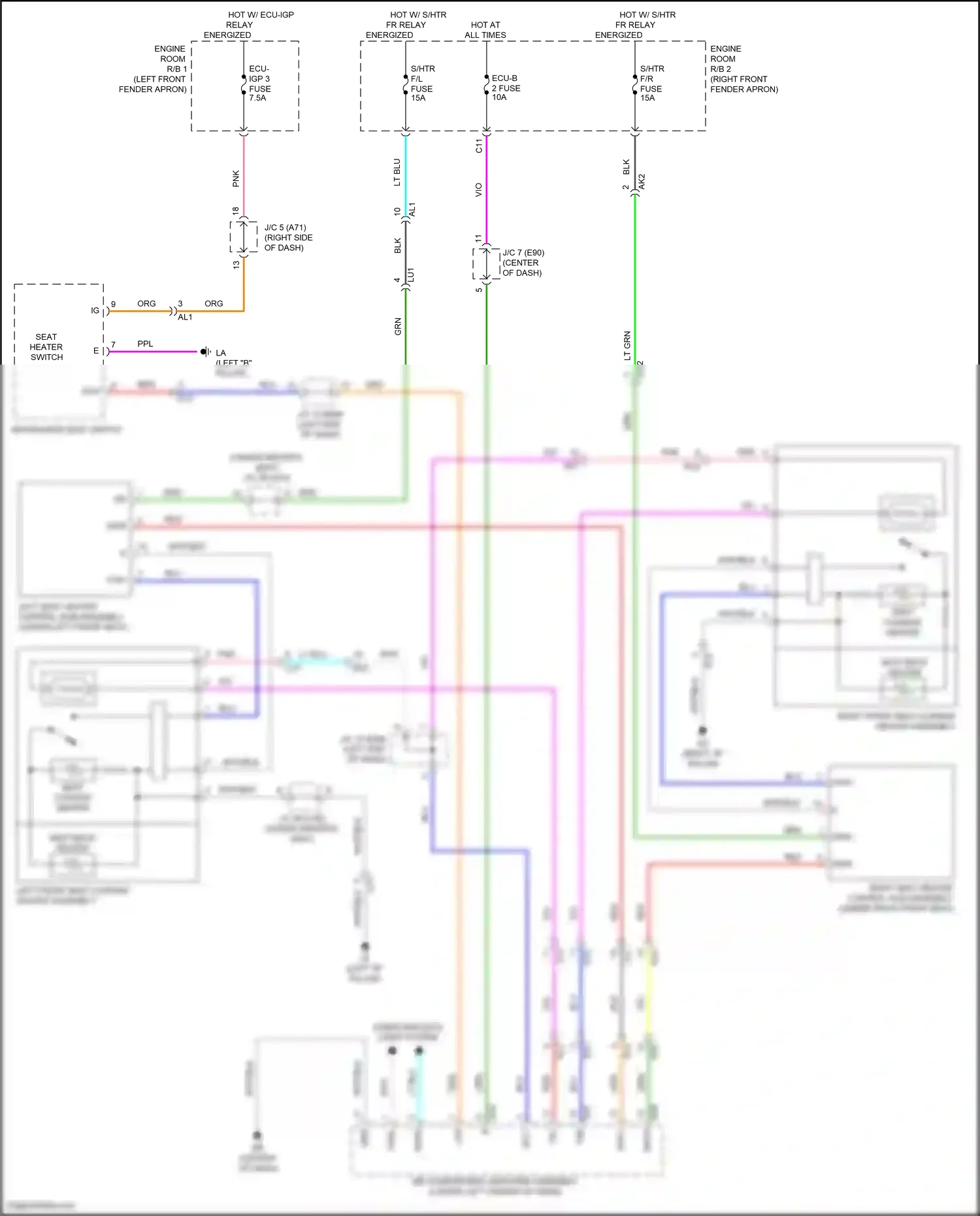 Wiring diagram computer data lines system for Toyota Venza II (2020-2024) (44 of 87)