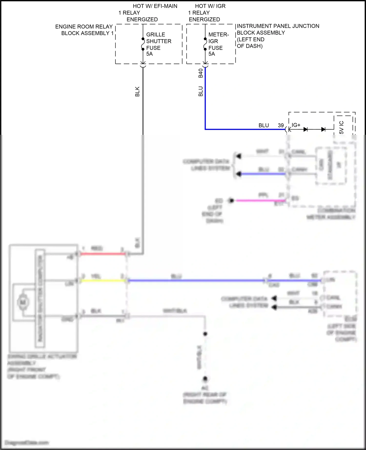 Wiring diagram computer data lines system for Toyota Venza II (2020-2024) (24 of 87)