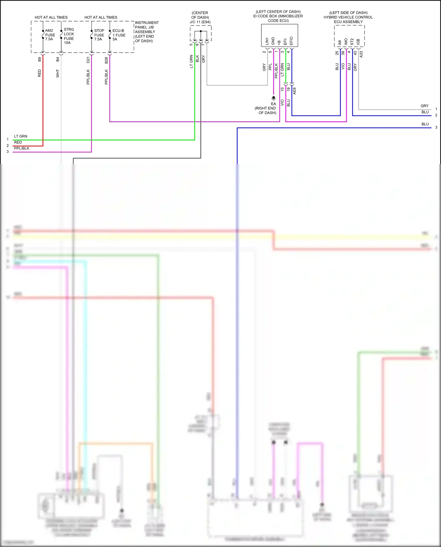 Wiring diagram computer data lines system for Toyota Venza II (2020-2024) (19 of 87)