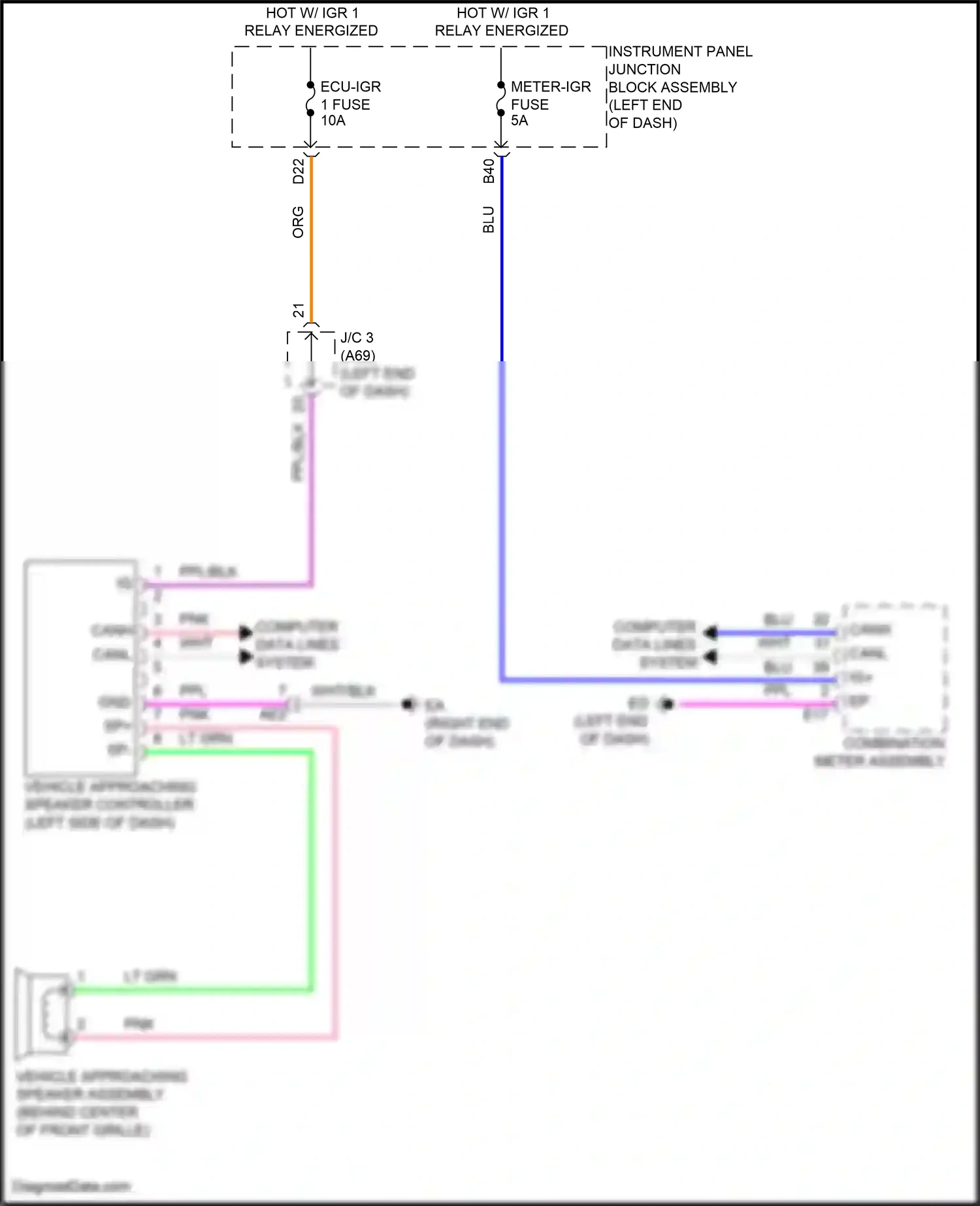 Wiring diagram computer data lines system for Toyota Venza II (2020-2024) (21 of 87)