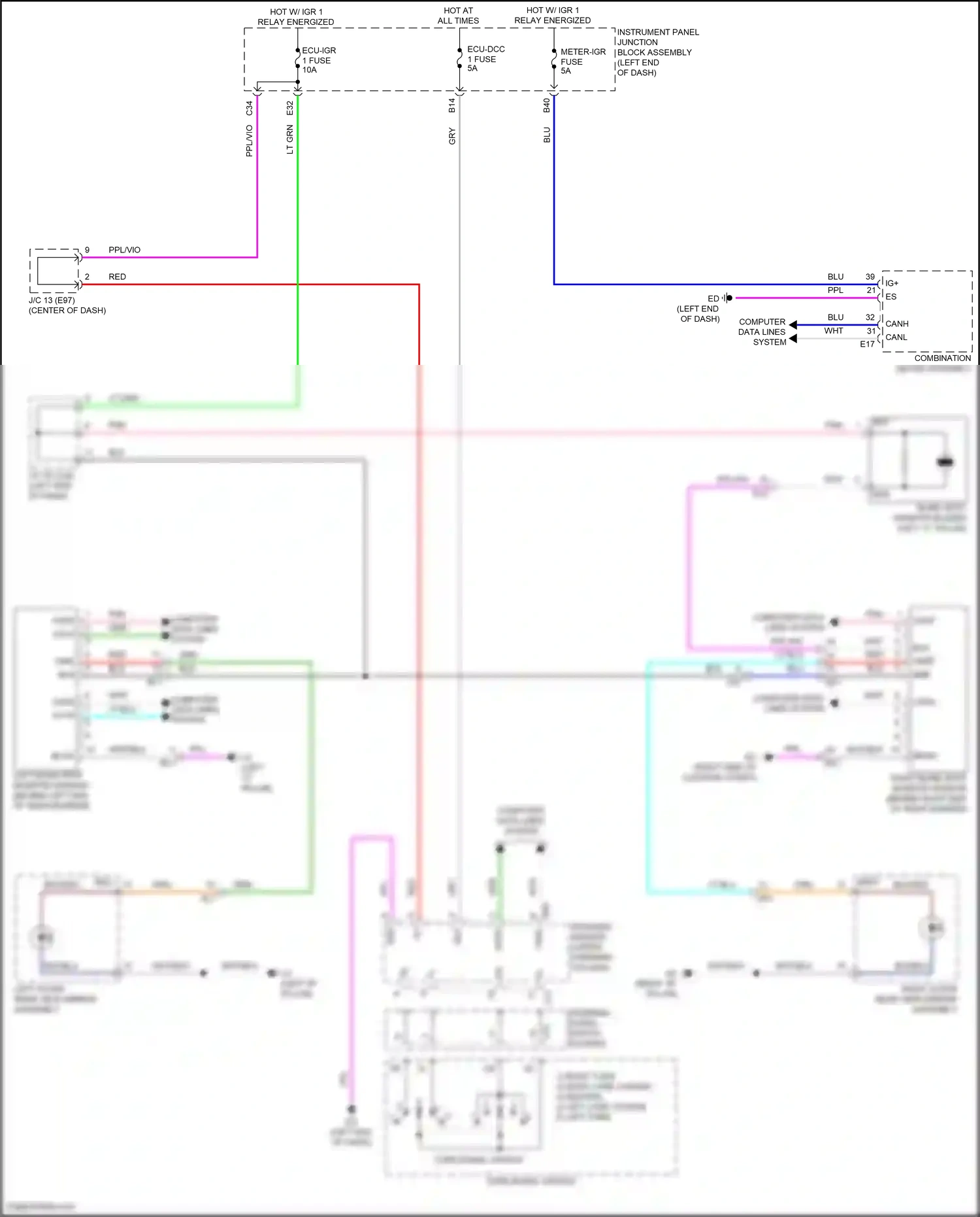 Wiring diagram computer data lines system for Toyota Venza II (2020-2024) (41 of 87)