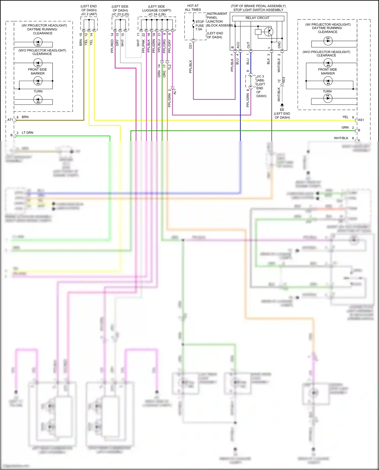 Wiring diagram computer data lines system for Toyota Venza II (2020-2024) (54 of 87)