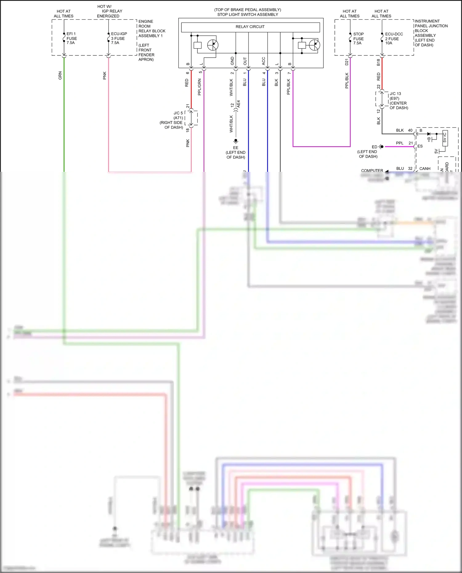 Wiring diagram computer data lines system for Toyota Venza II (2020-2024) (80 of 87)