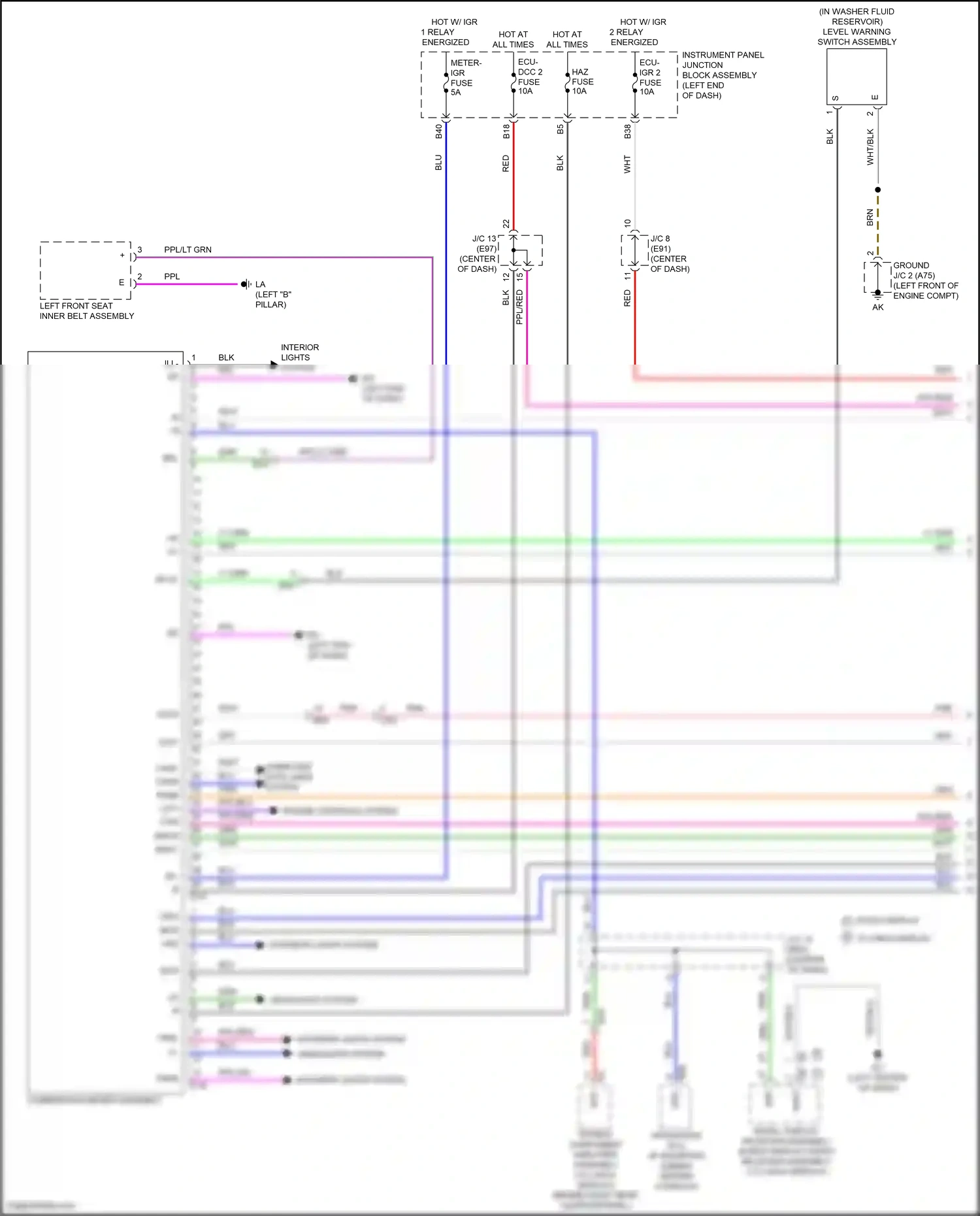 Wiring diagram engine controls system for Toyota Venza II (2020-2024) (3 of 4)