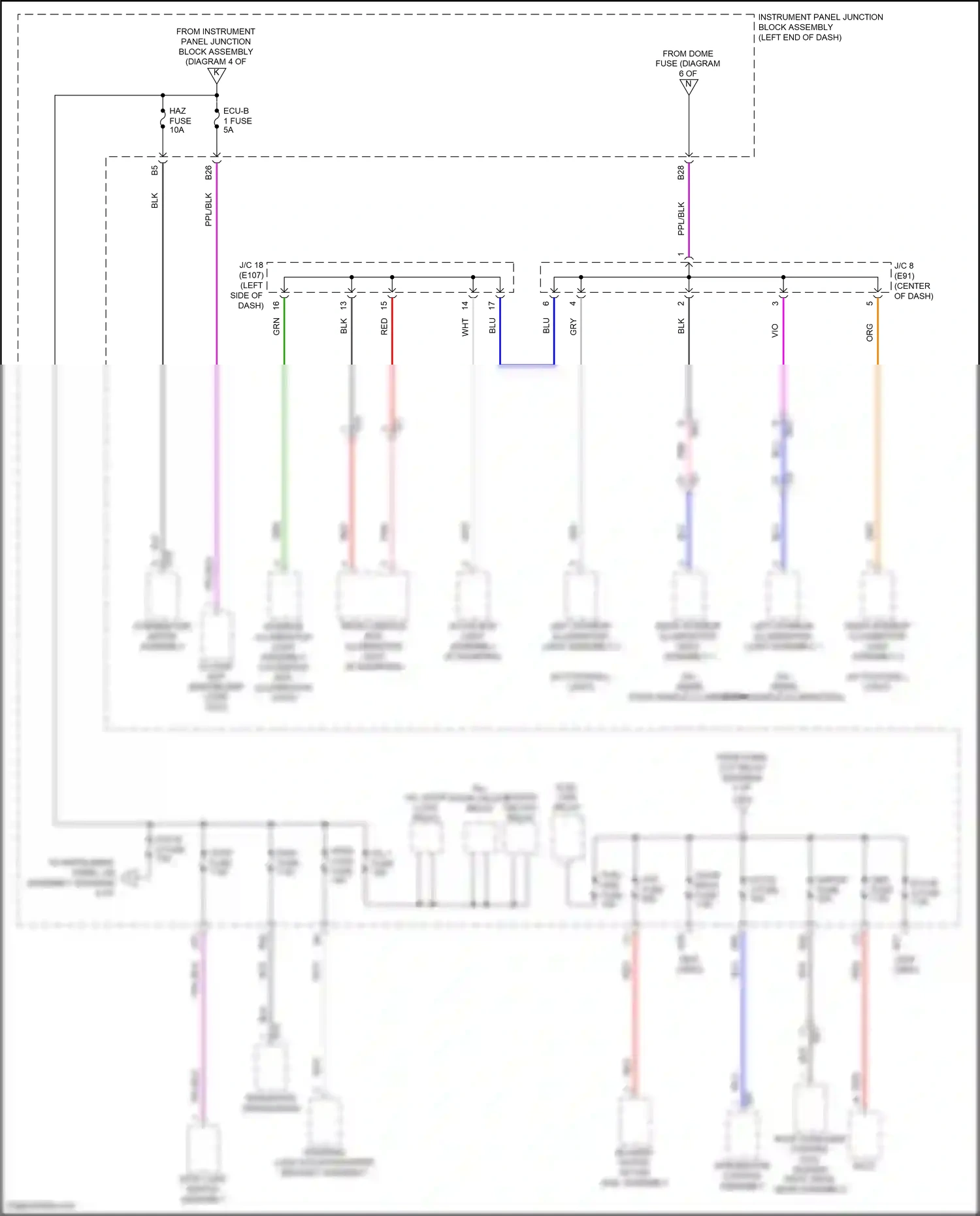Wiring diagram integration control assembly for Toyota Venza II (2020-2024) (6 of 7)