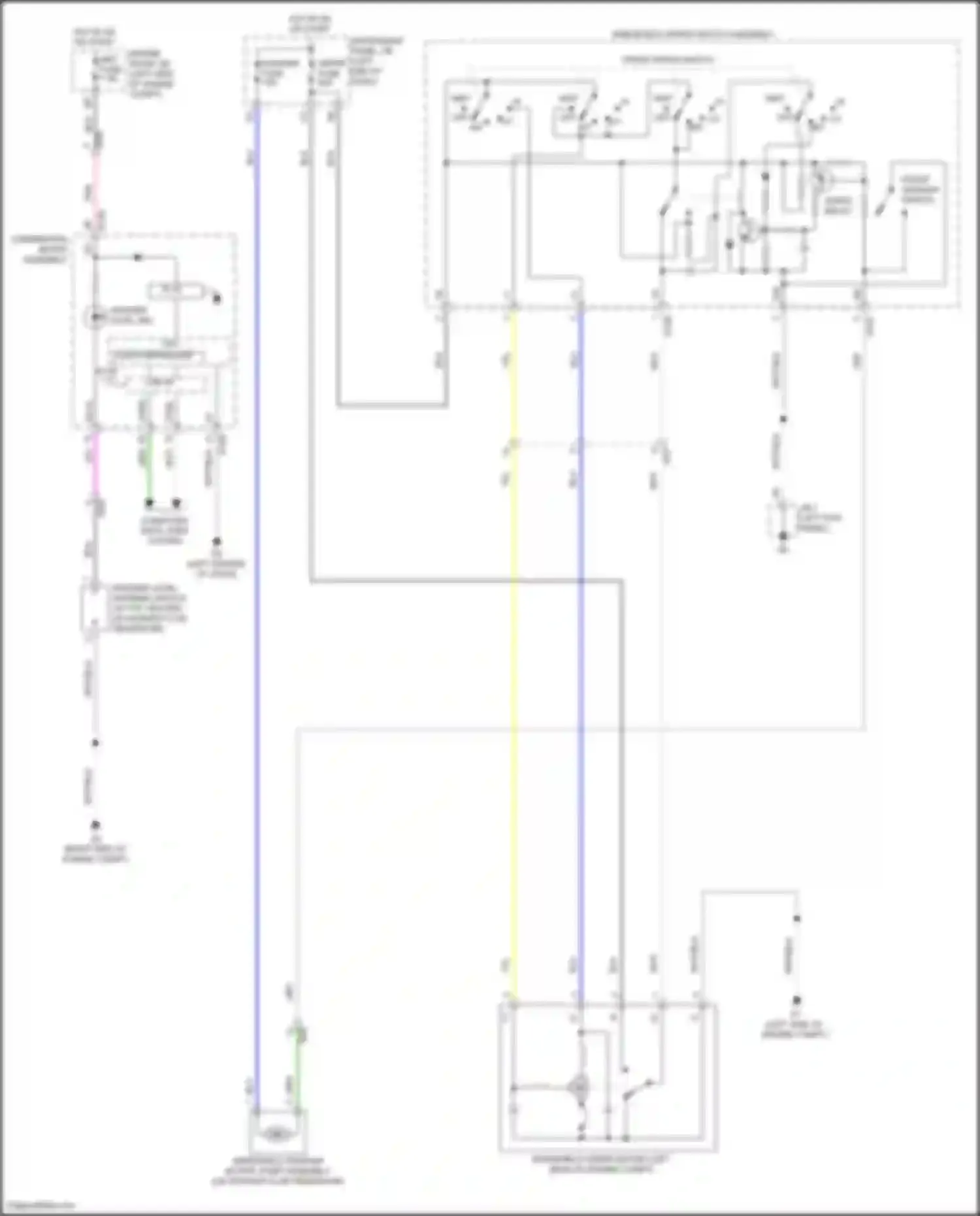 Yaris Toyota DJ/DL (2016-2020): Front wiper/washer circuit