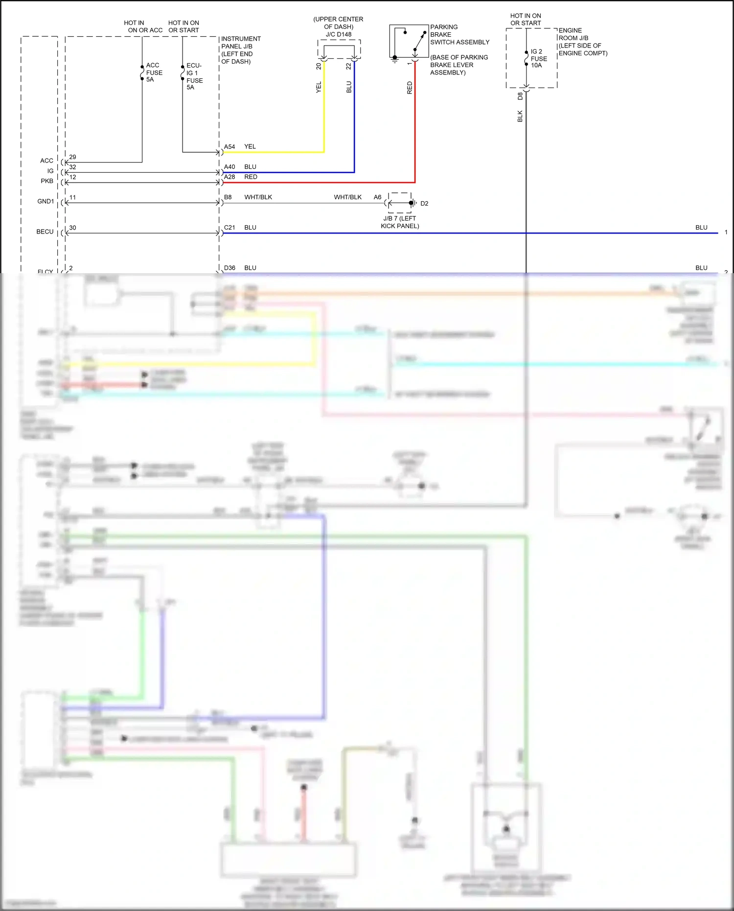Wiring diagram computer data lines system for Toyota Yaris DJ/DL (2016-2020) (23 of 39)