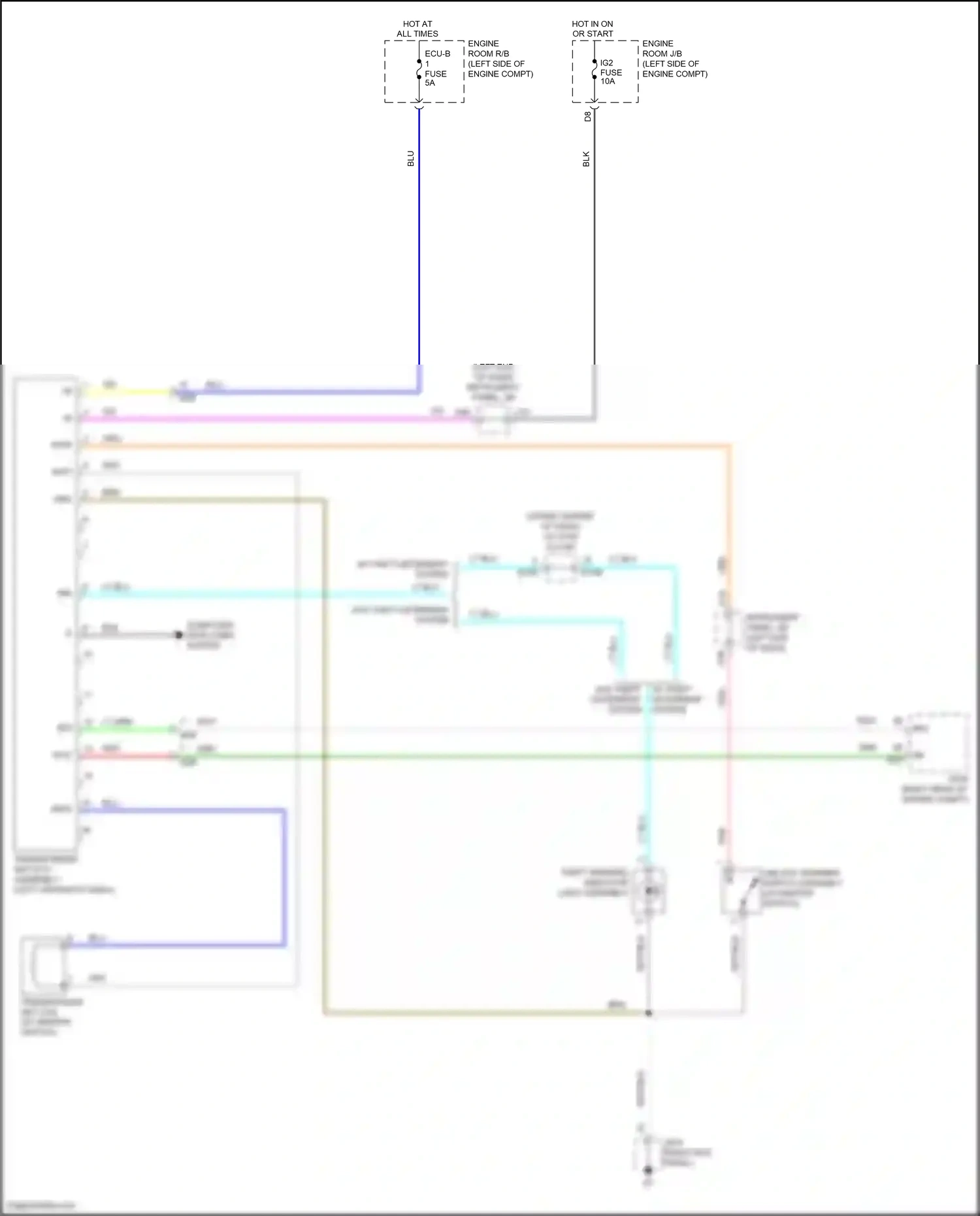 Wiring diagram computer data lines system for Toyota Yaris DJ/DL (2016-2020) (16 of 39)