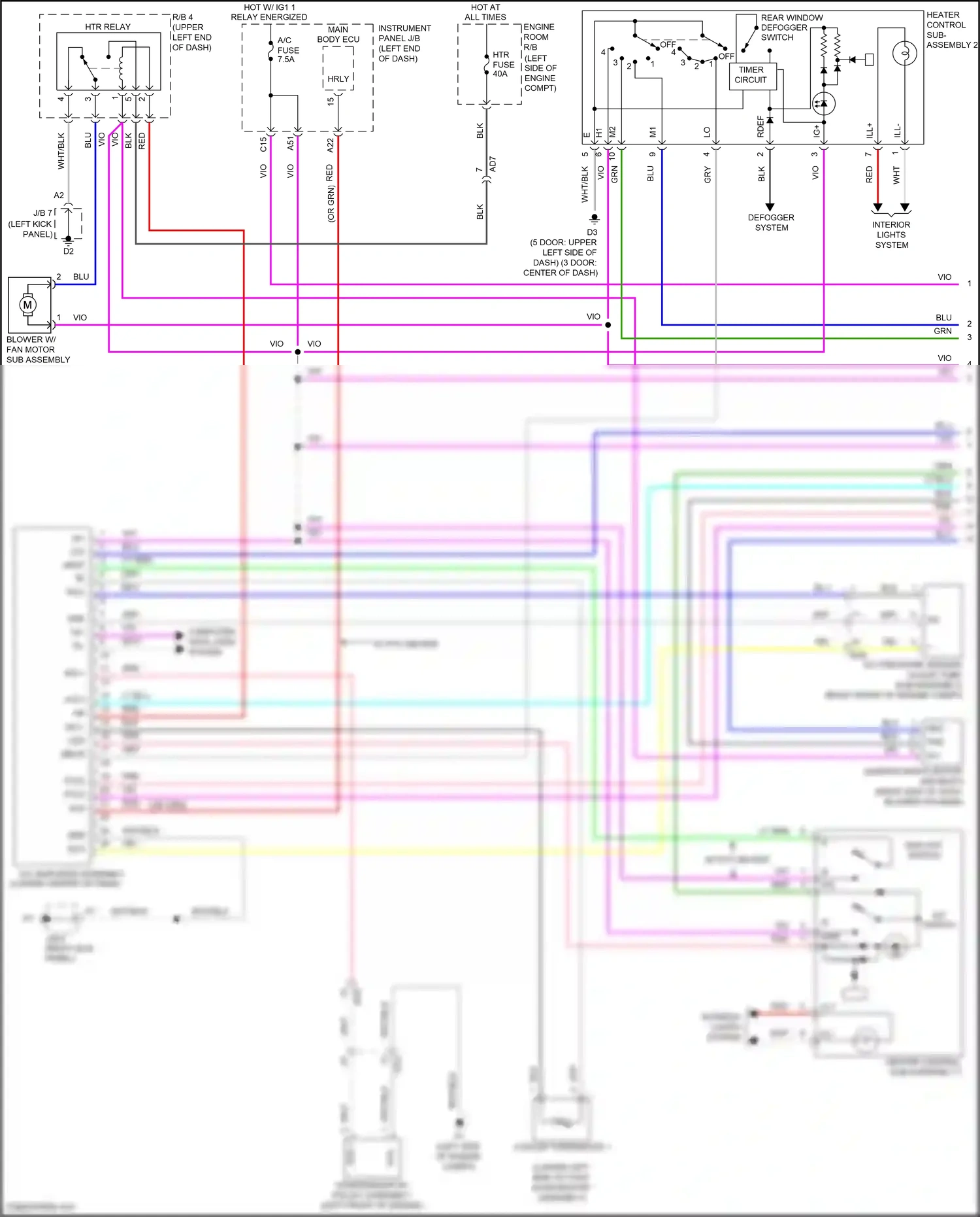 Wiring diagram computer data lines system for Toyota Yaris DJ/DL (2016-2020) (25 of 39)