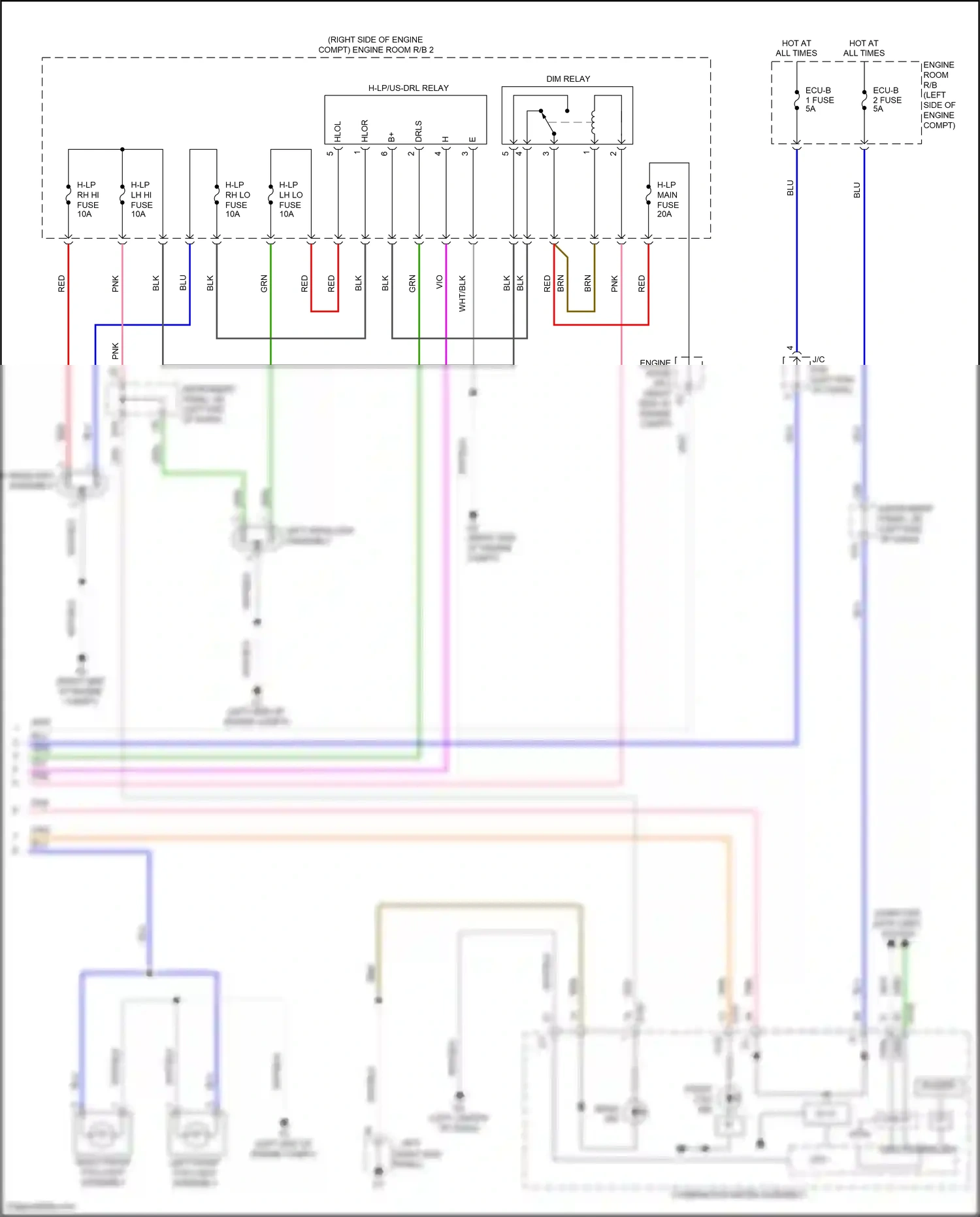 Wiring diagram computer data lines system for Toyota Yaris DJ/DL (2016-2020) (7 of 39)