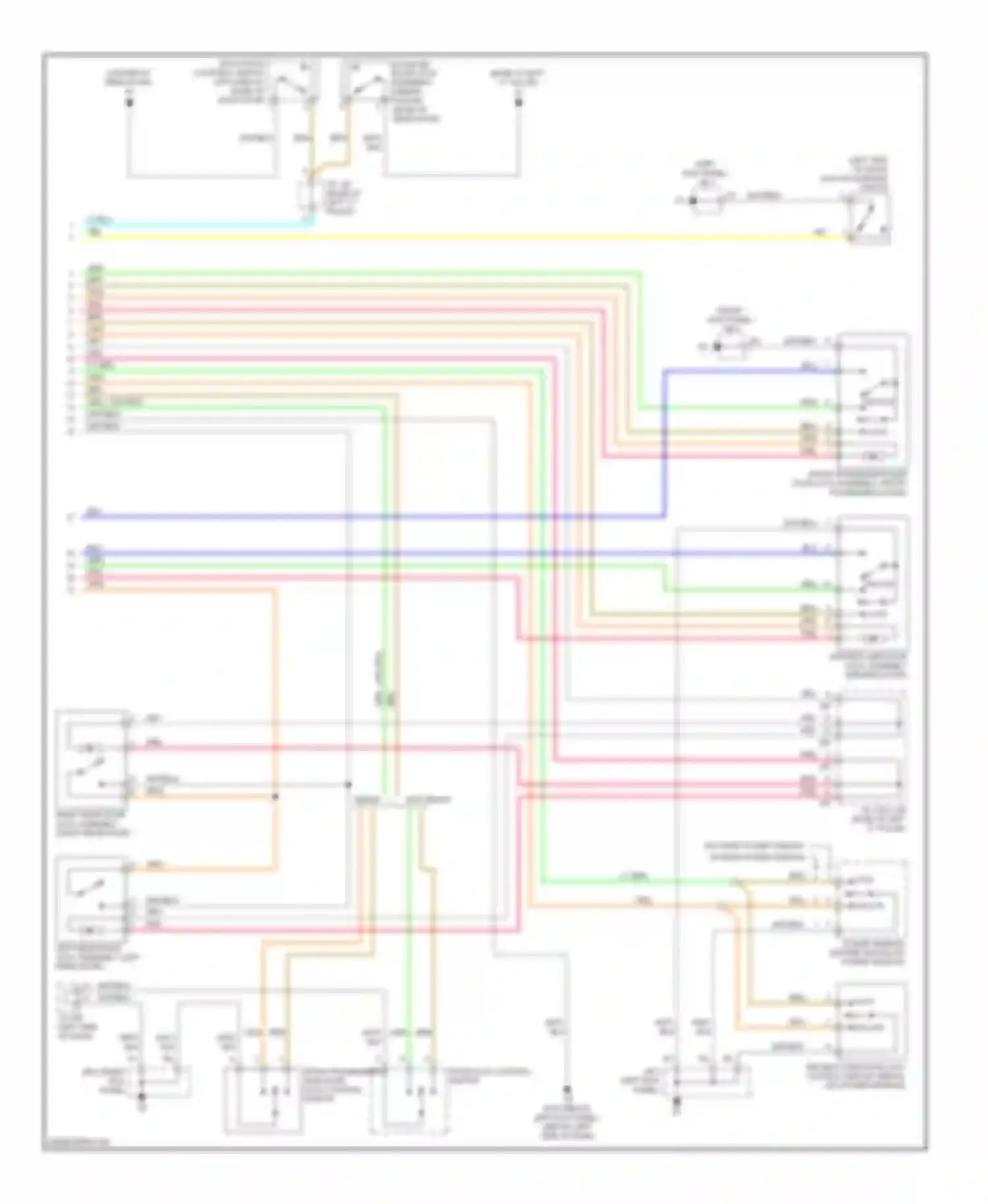 Yaris Toyota II facelift (2009-2012): Forced entry circuit (2 of 2)