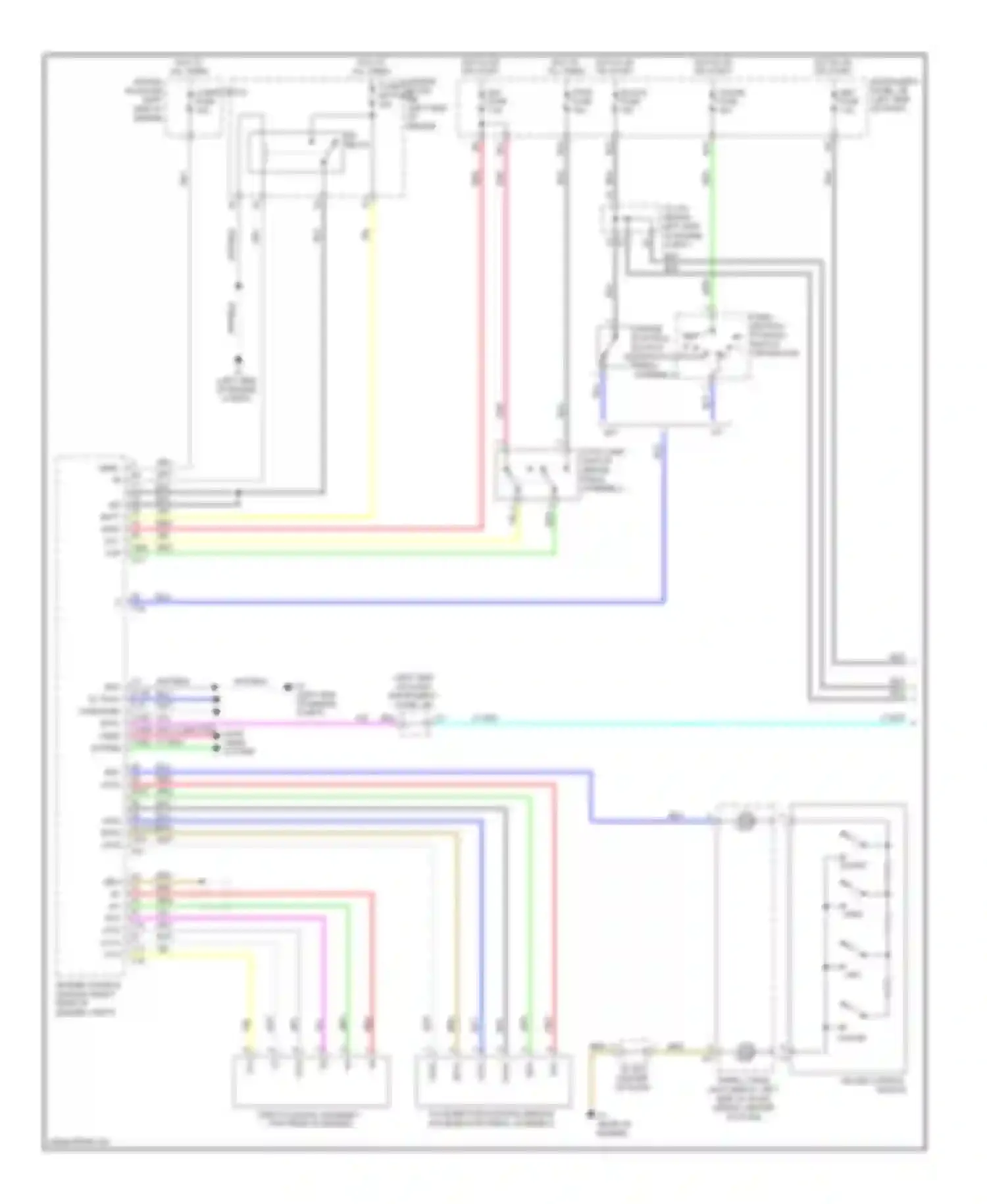 Yaris Toyota II facelift (2009-2012): Cruise control circuit (1 of 2)