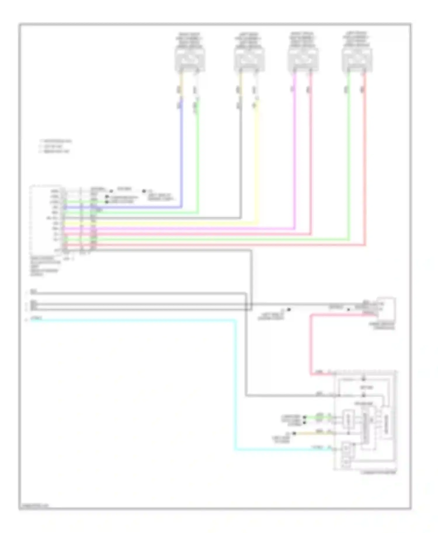 Yaris Toyota II facelift (2009-2012): Cruise control circuit (2 of 2)