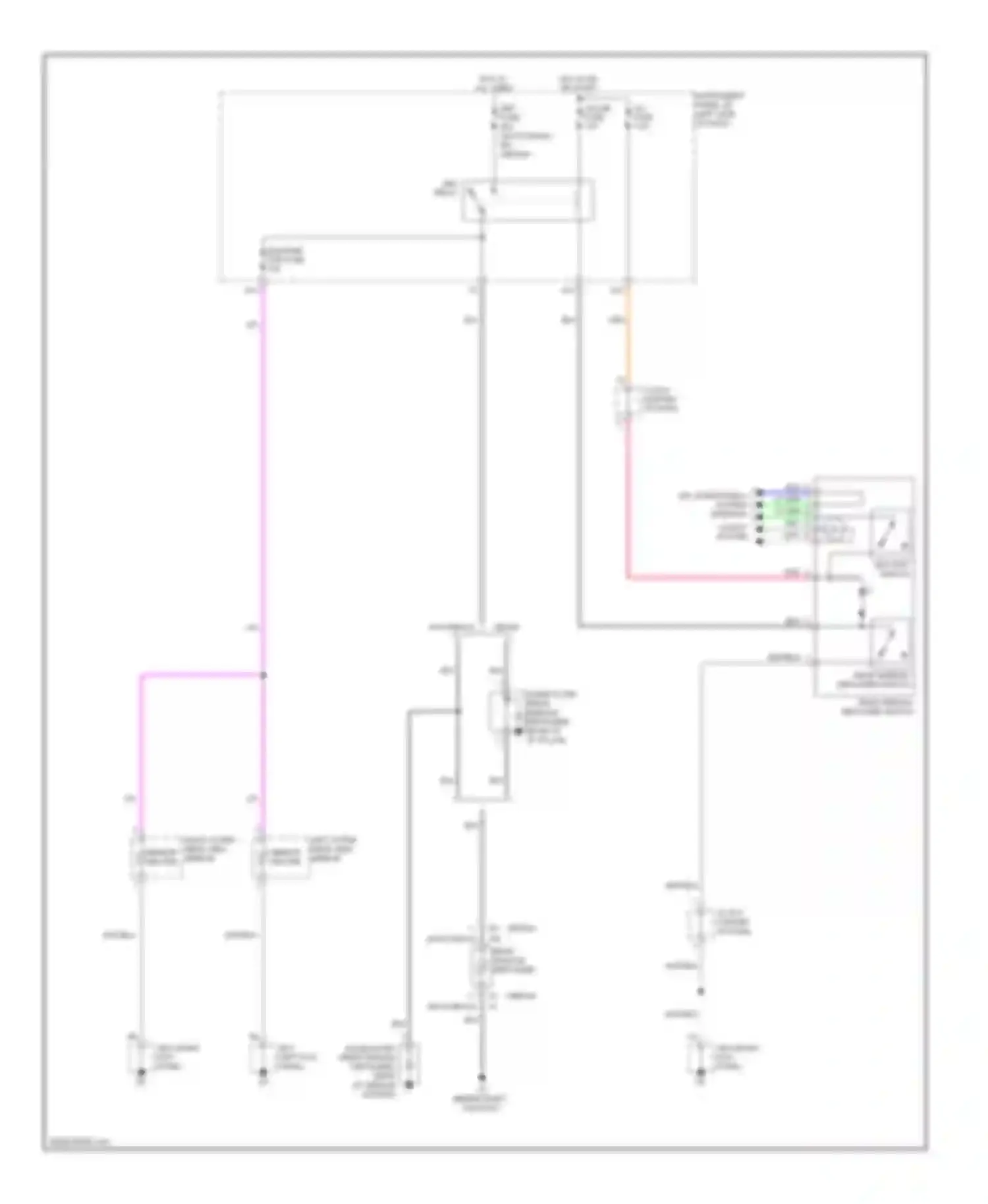 Yaris Toyota II facelift (2009-2012): Defoggers circuit