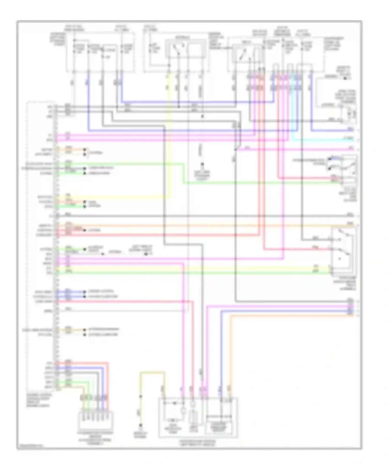 Yaris Toyota II facelift (2009-2012): Wiring diagram engine performance 1.5l (1 of 4)