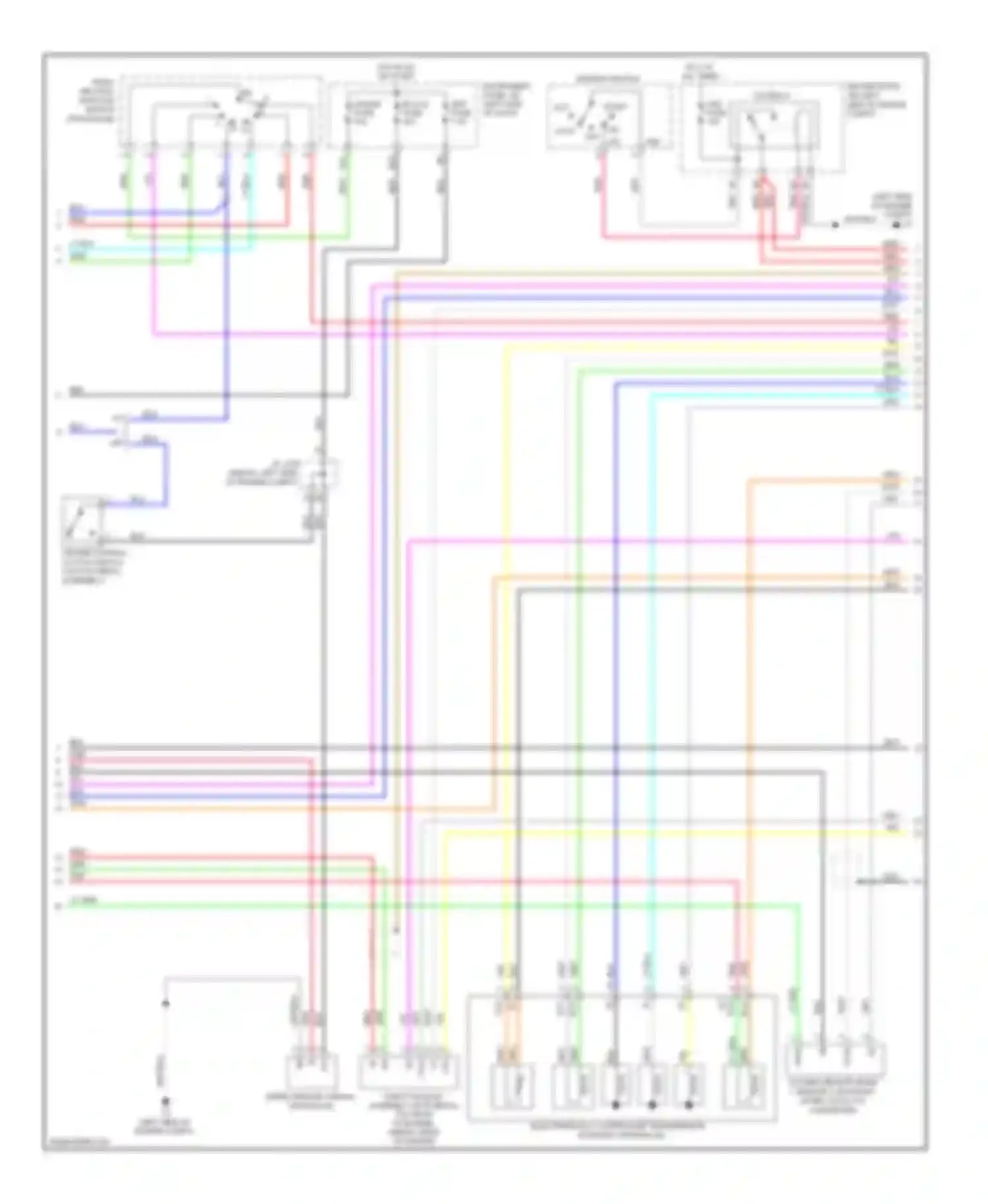 Yaris Toyota II facelift (2009-2012): Wiring diagram engine performance 1.5l (3 of 4)