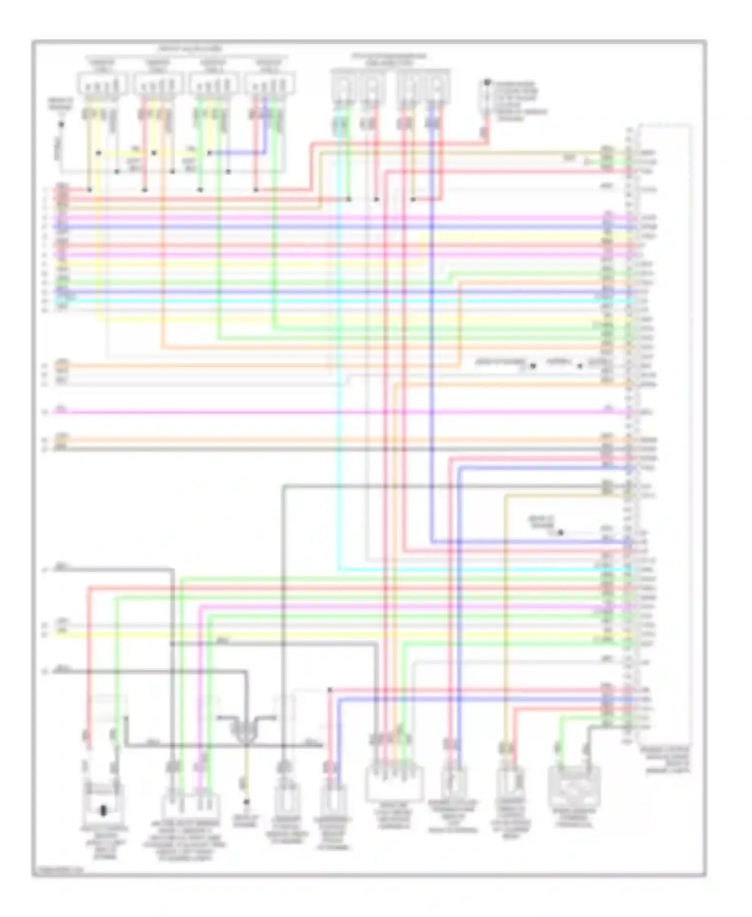 Yaris Toyota II facelift (2009-2012): Wiring diagram engine performance 1.5l (4 of 4)