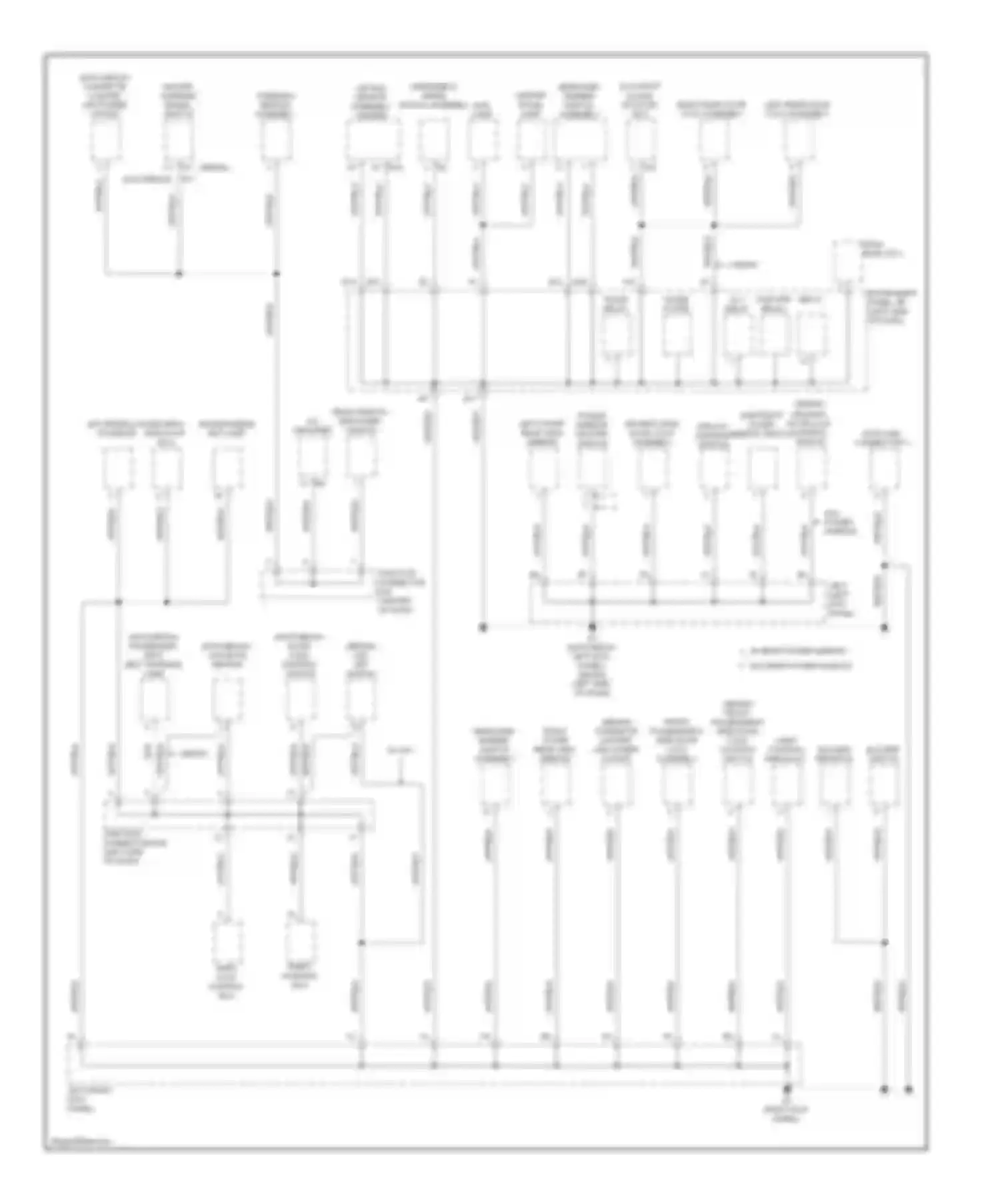 Yaris Toyota II facelift (2009-2012): Ground distribution circuit (3 of 3)