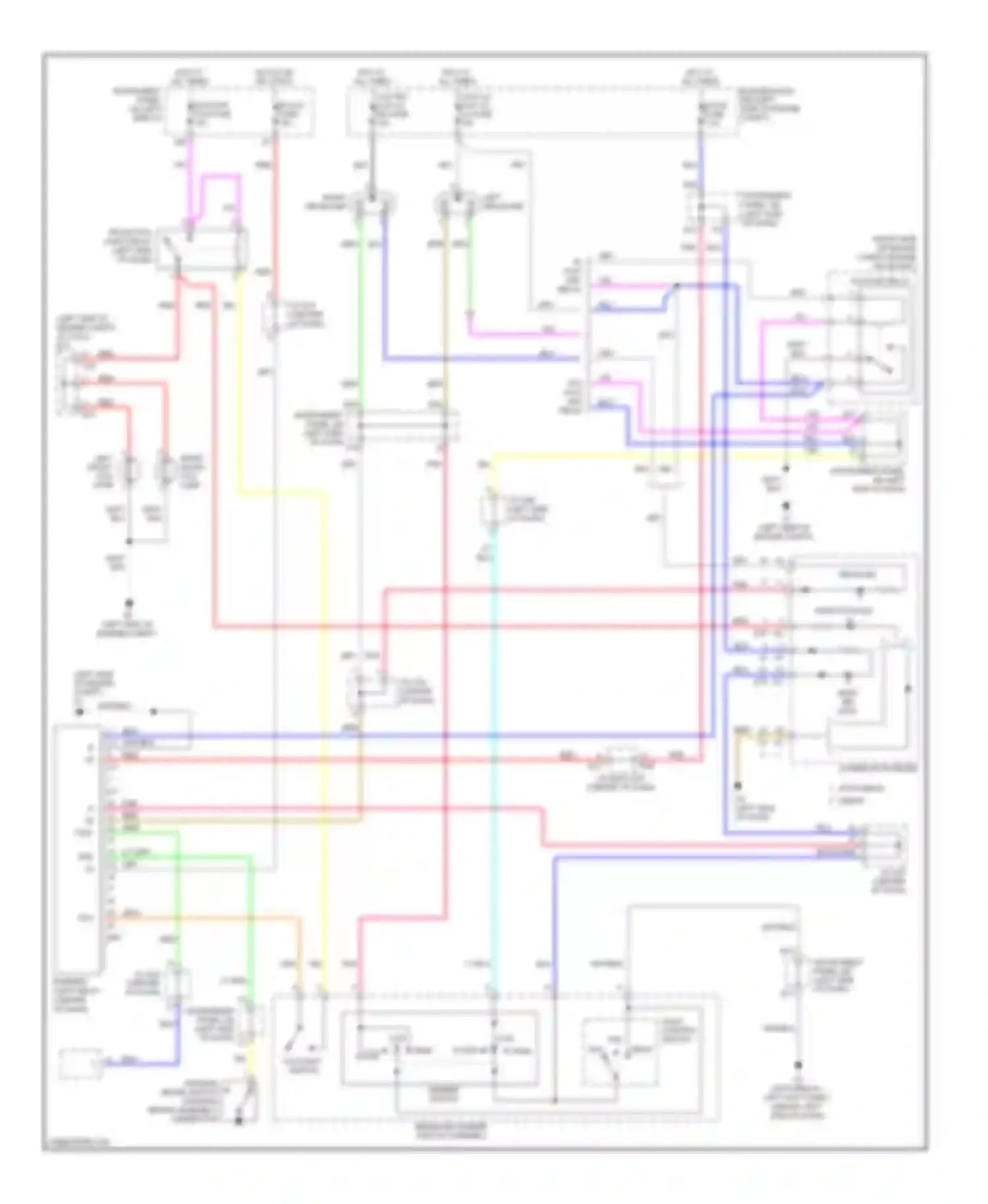 Yaris Toyota II facelift (2009-2012): Headlights circuit, with drl