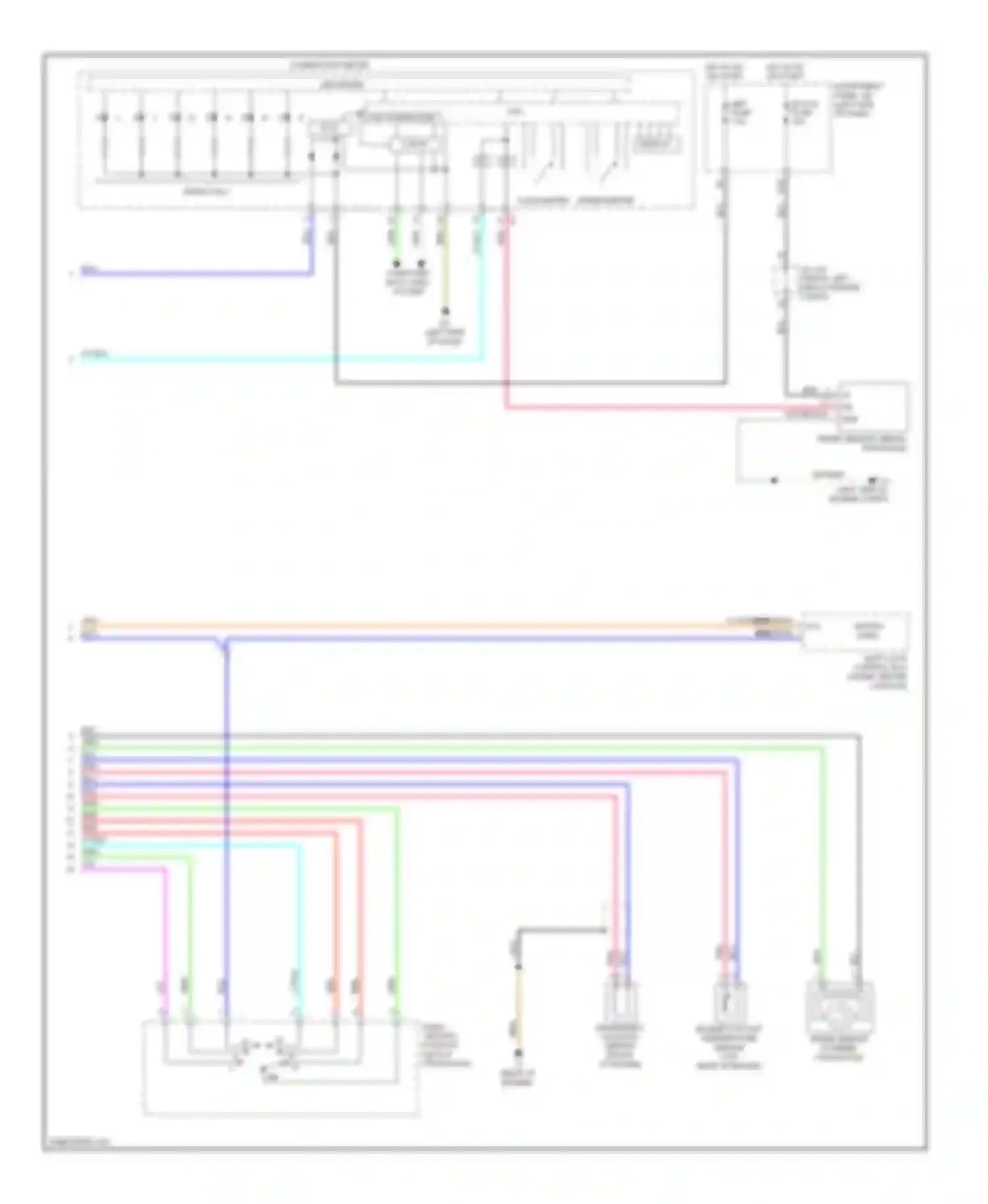 Yaris Toyota II facelift (2009-2012): Transmission circuit (2 of 2)