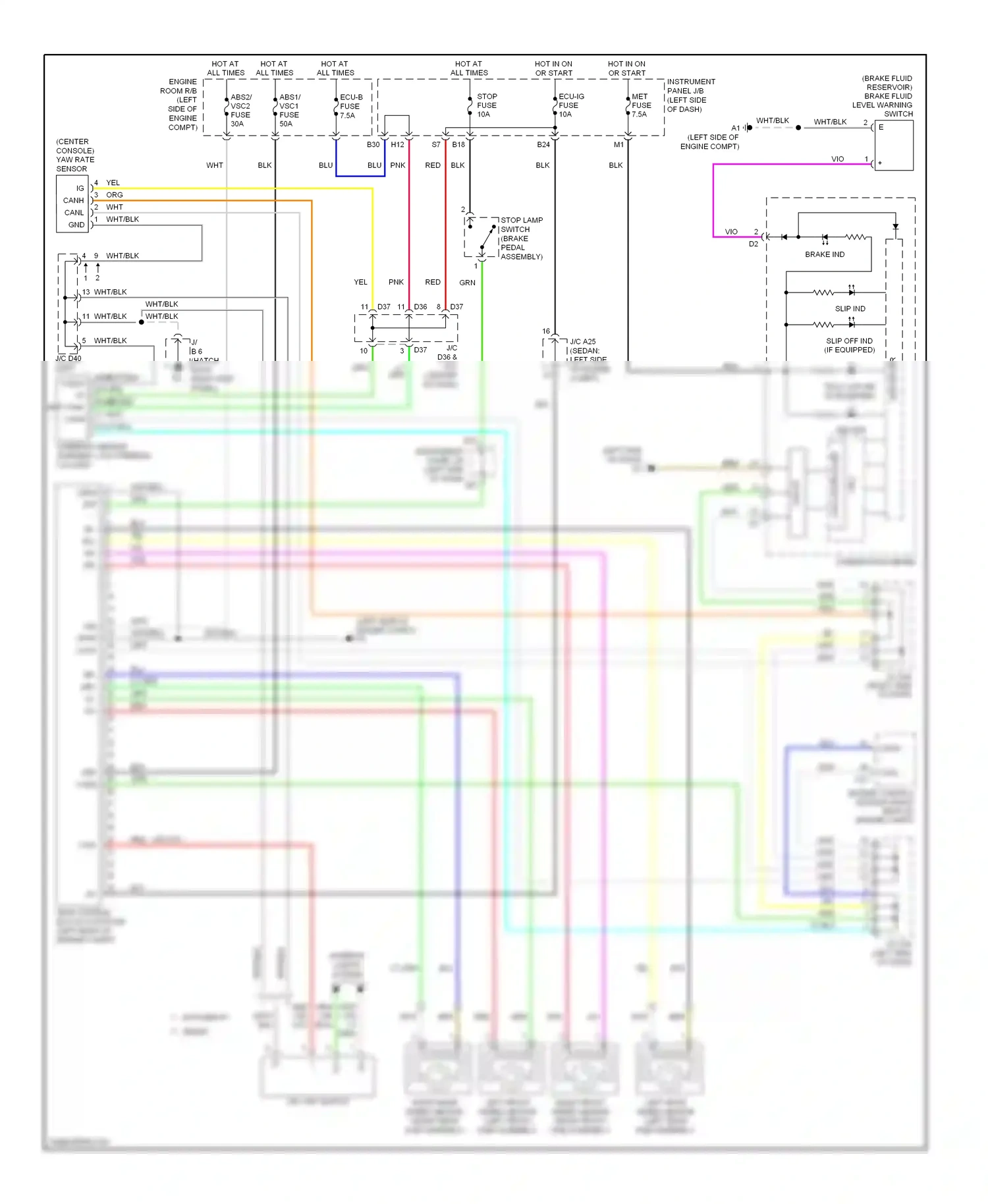 Wiring diagram can controller for Toyota Yaris II facelift (2009-2012) (3 of 10)