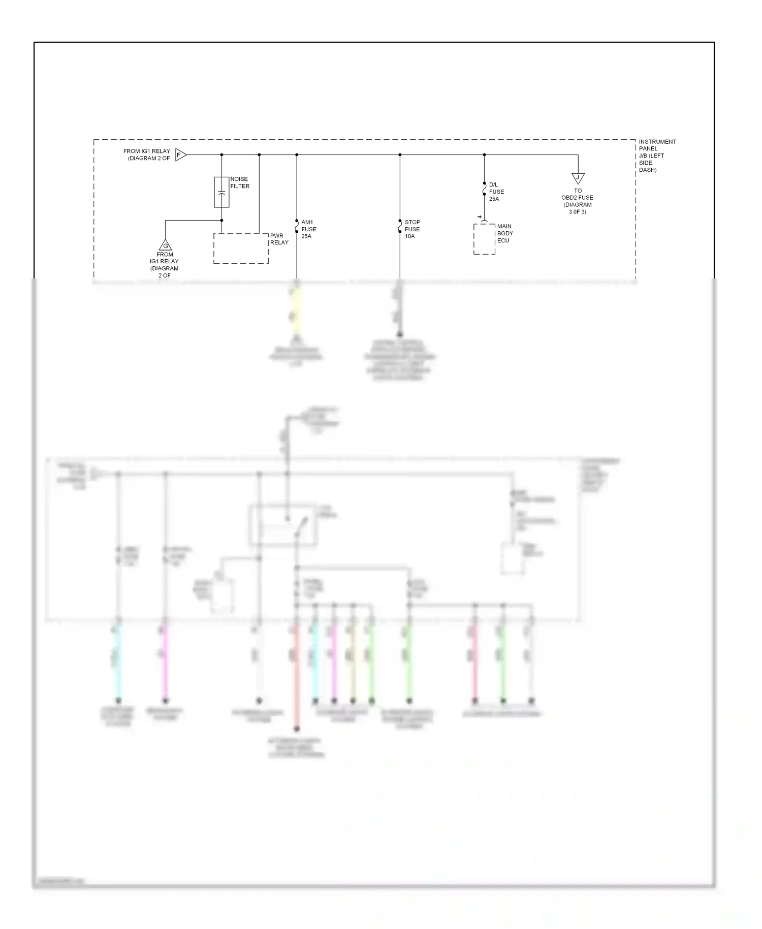 Wiring diagram computer data lines system for Toyota Yaris II facelift (2009-2012) (12 of 17)