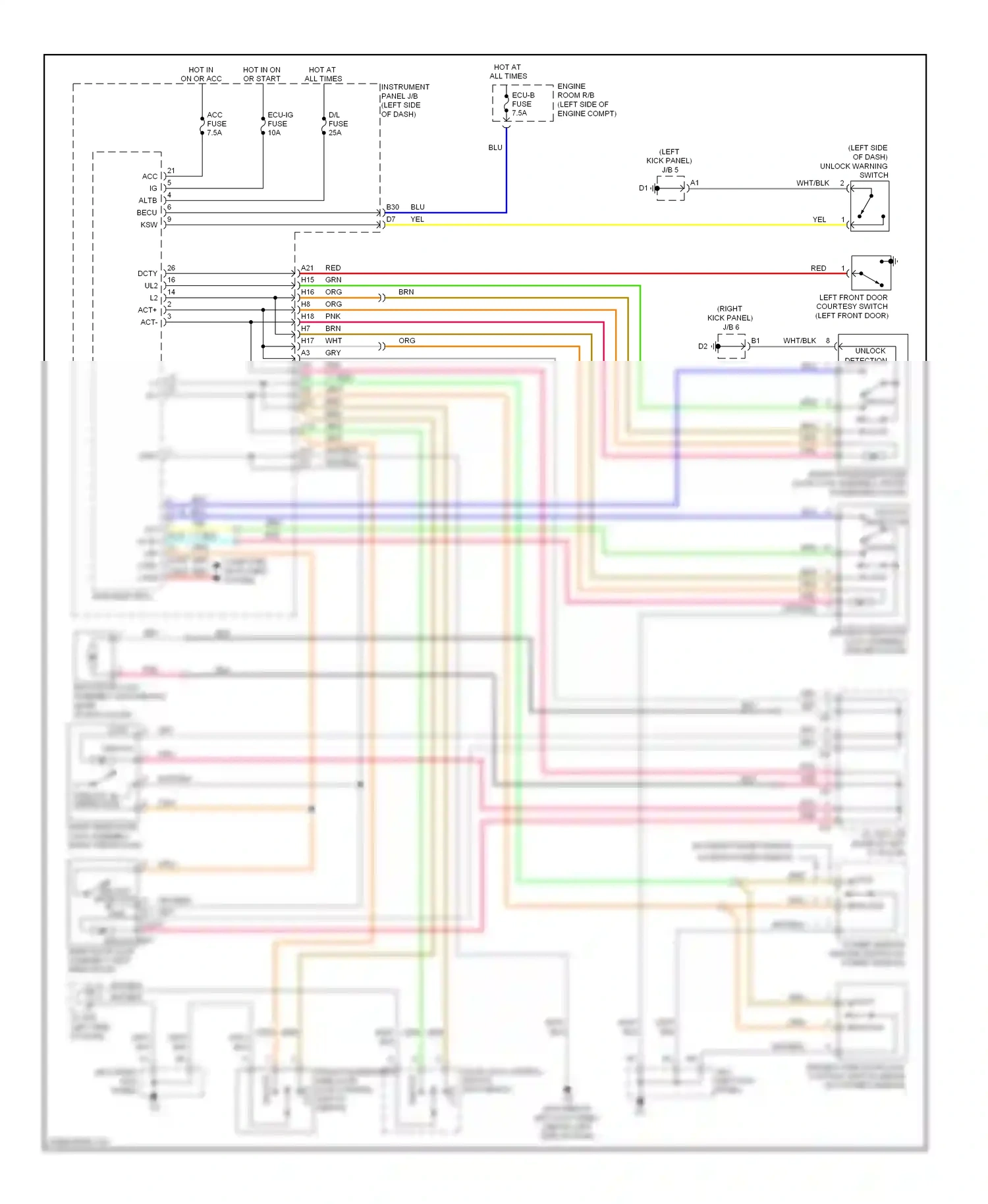 Wiring diagram computer data lines system for Toyota Yaris II facelift (2009-2012) (13 of 17)