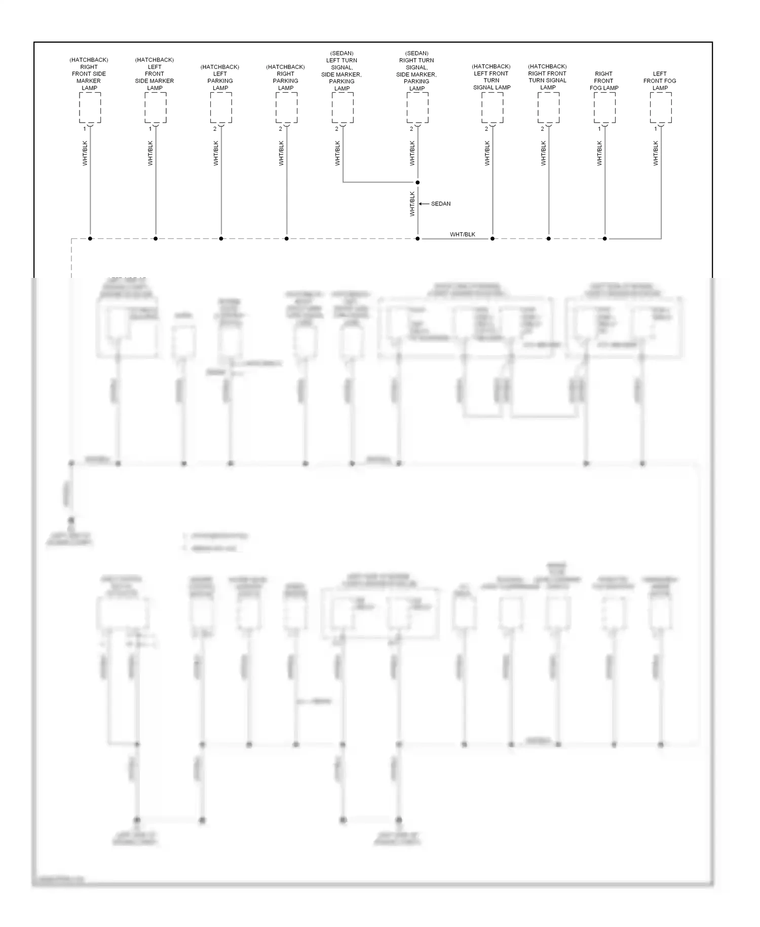 Wiring diagram skid control engine ecu w/ control actuator module for Toyota Yaris II facelift (2009-2012) (1 of 1)