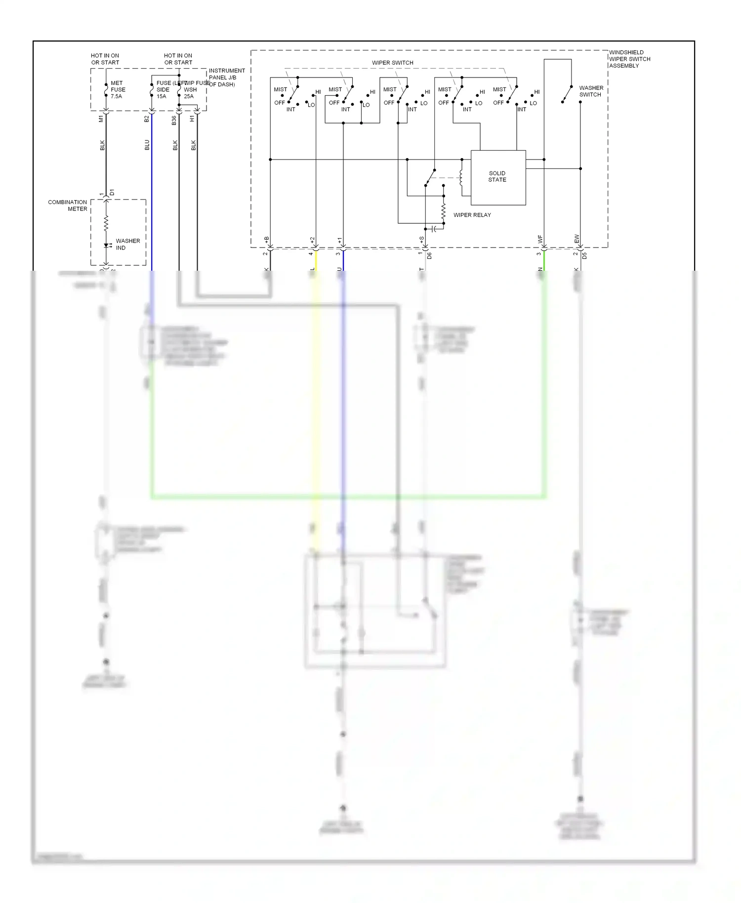 Wiring diagram solid state for Toyota Yaris II facelift (2009-2012) (1 of 1)