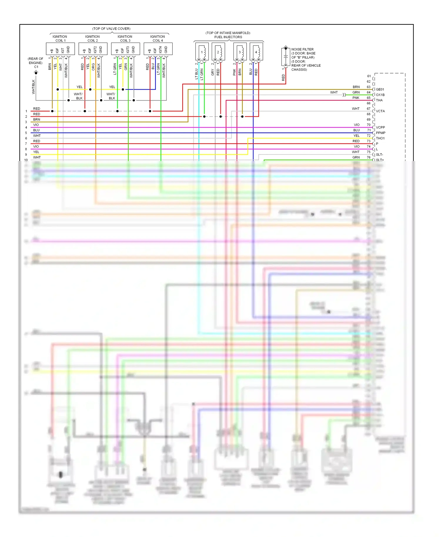 Wiring diagram vcpp ppmp for Toyota Yaris II facelift (2009-2012) (1 of 1)