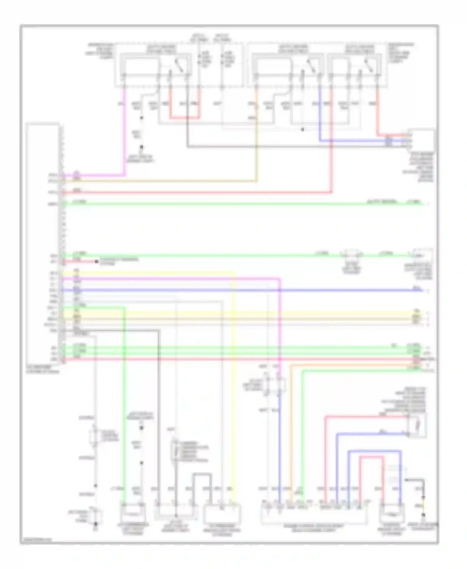 Yaris Toyota II (2005-2009): Manual a/c circuit (1 of 2)