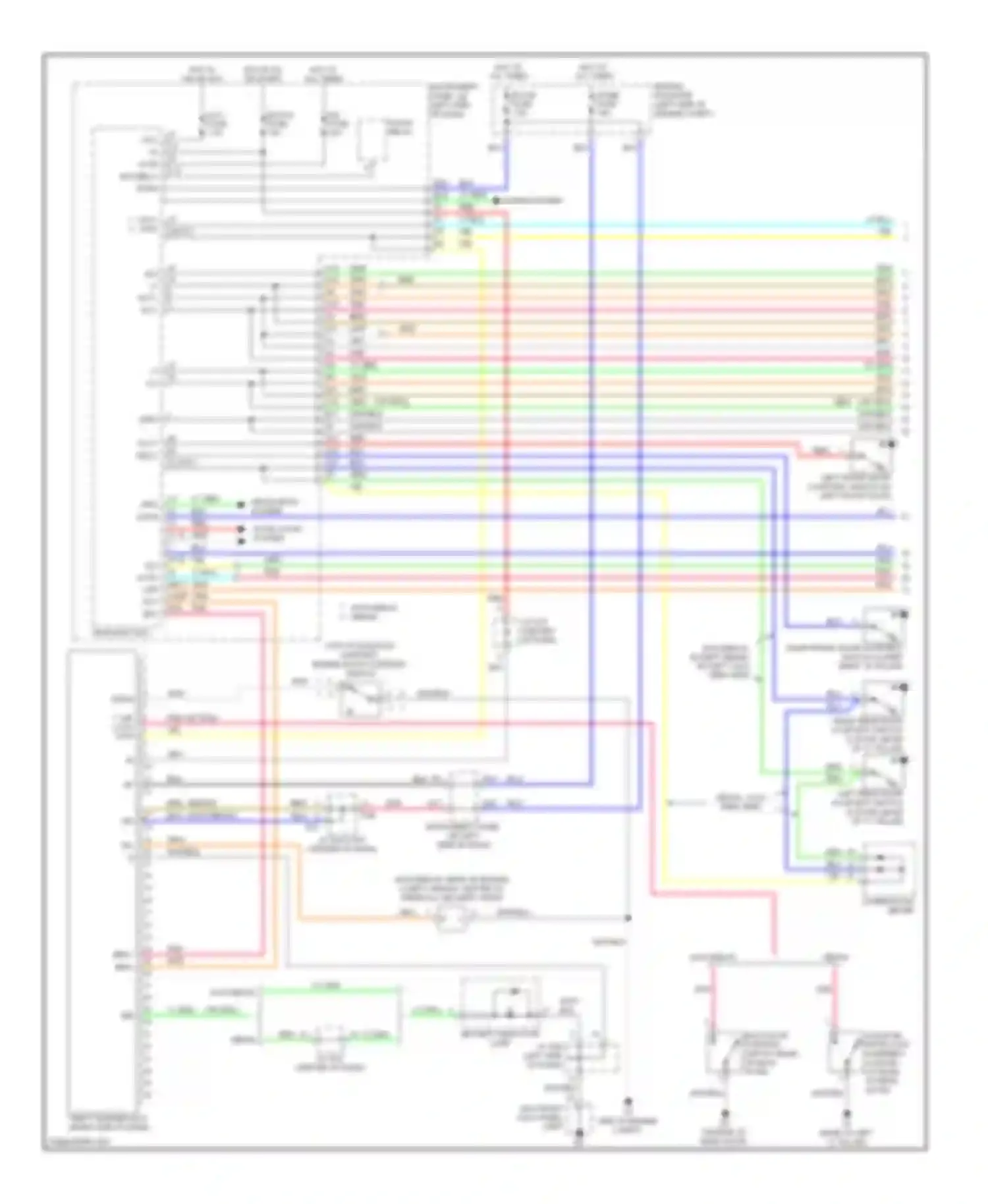 Yaris Toyota II (2005-2009): Forced entry circuit (1 of 2)