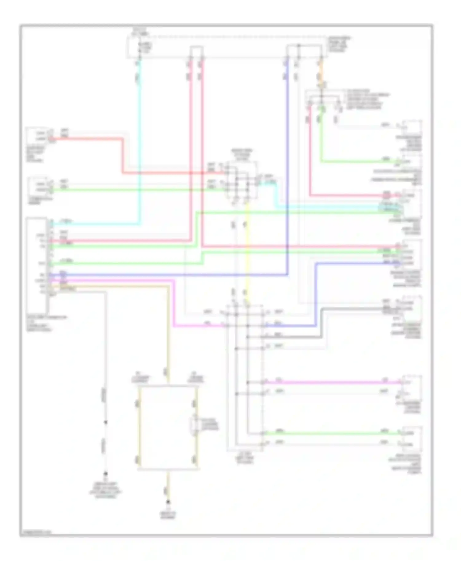 Yaris Toyota II (2005-2009): Computer data lines circuit