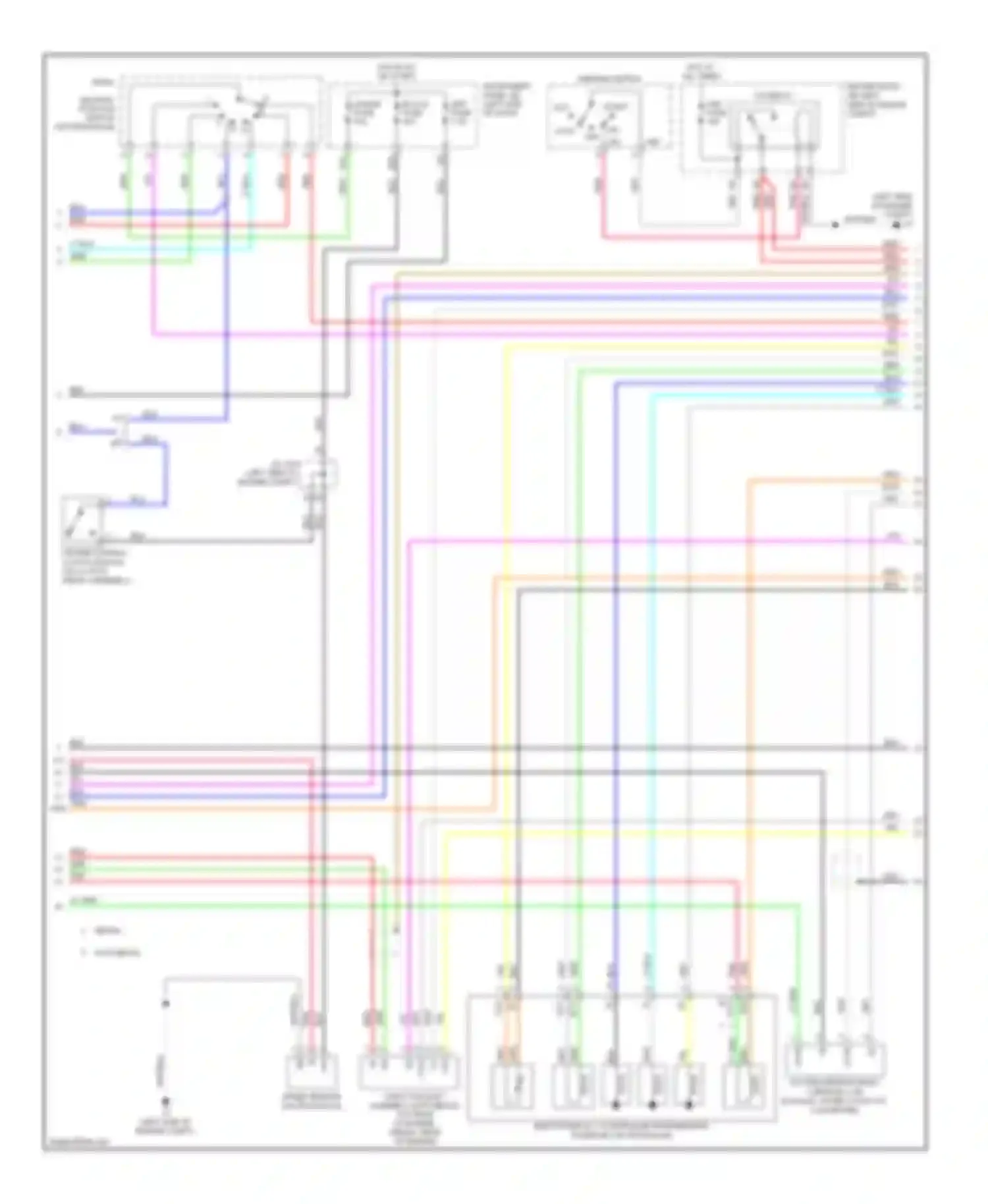 Yaris Toyota II (2005-2009): Wiring diagram engine performance 1.5l (3 of 4)