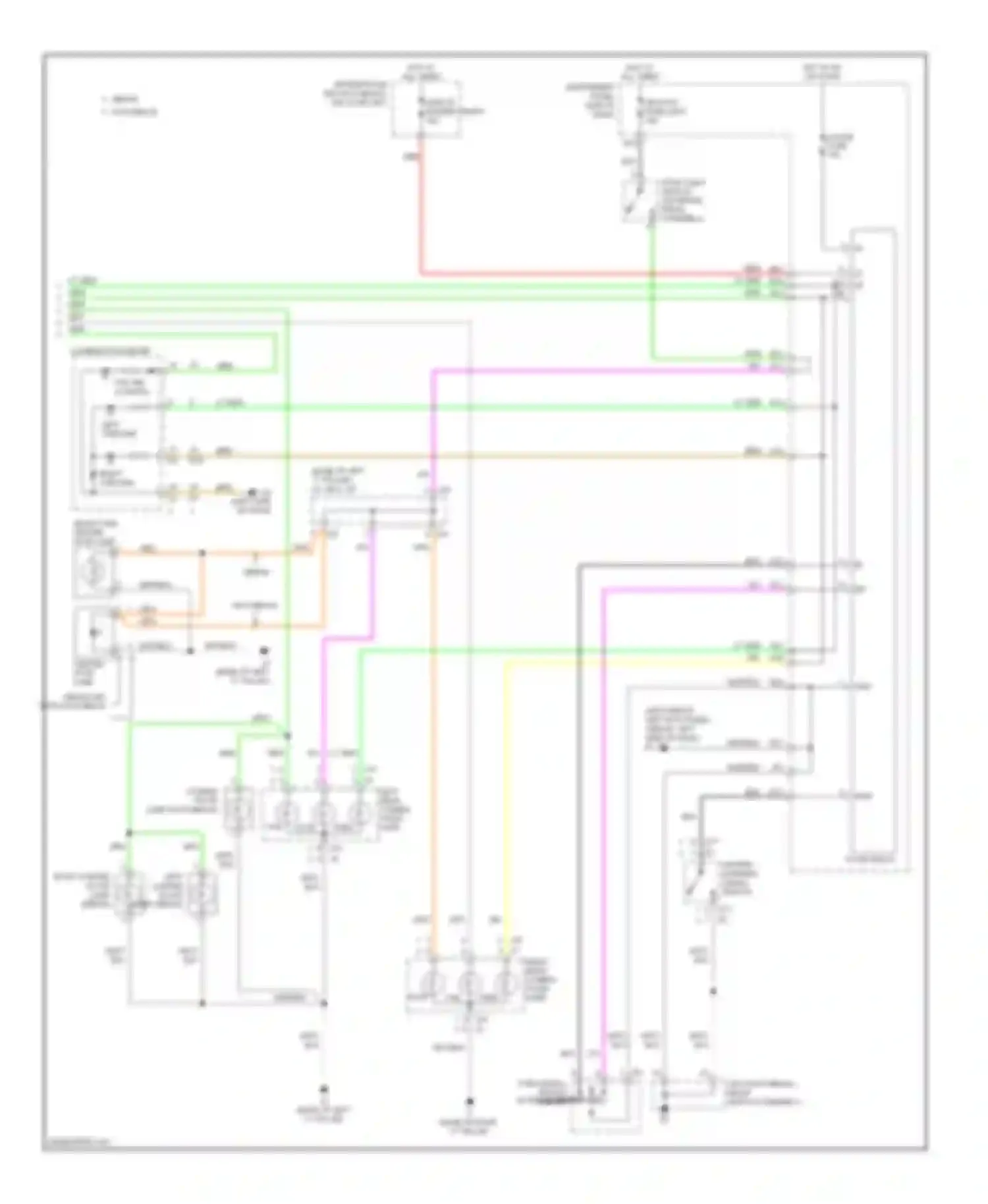 Yaris Toyota II (2005-2009): Exterior lamps circuit (2 of 2)