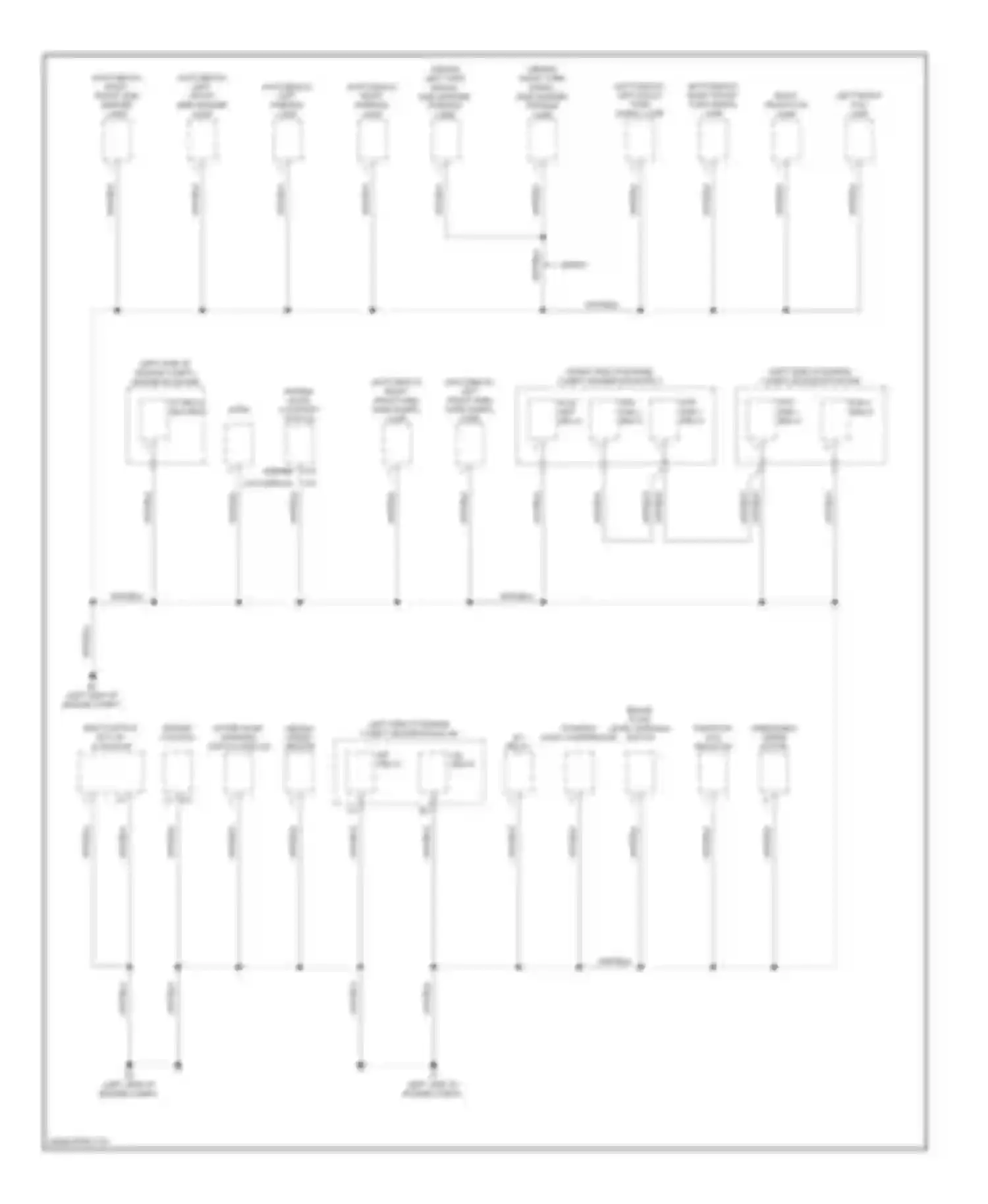 Yaris Toyota II (2005-2009): Ground distribution circuit (2 of 3)
