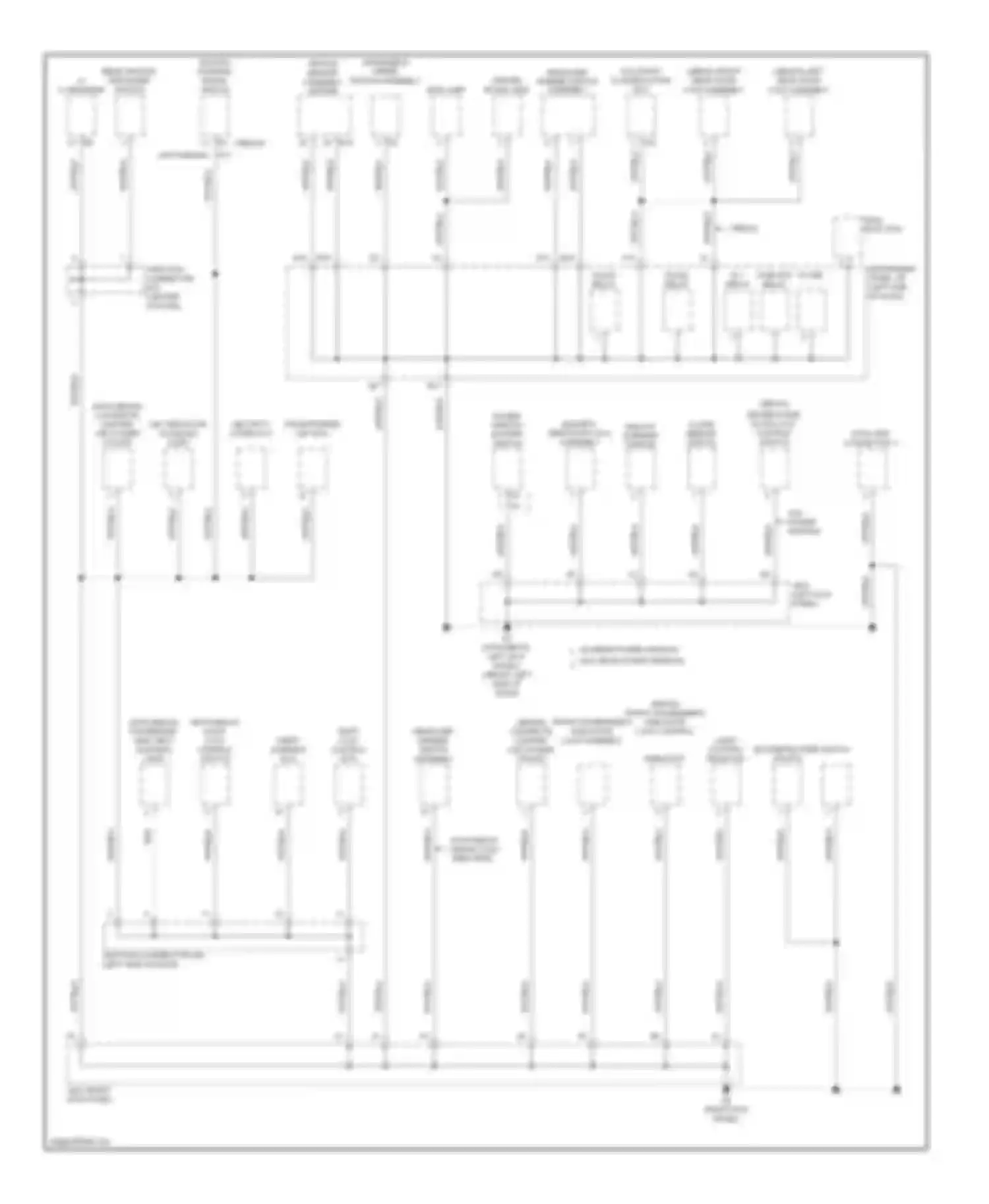Yaris Toyota II (2005-2009): Ground distribution circuit (3 of 3)