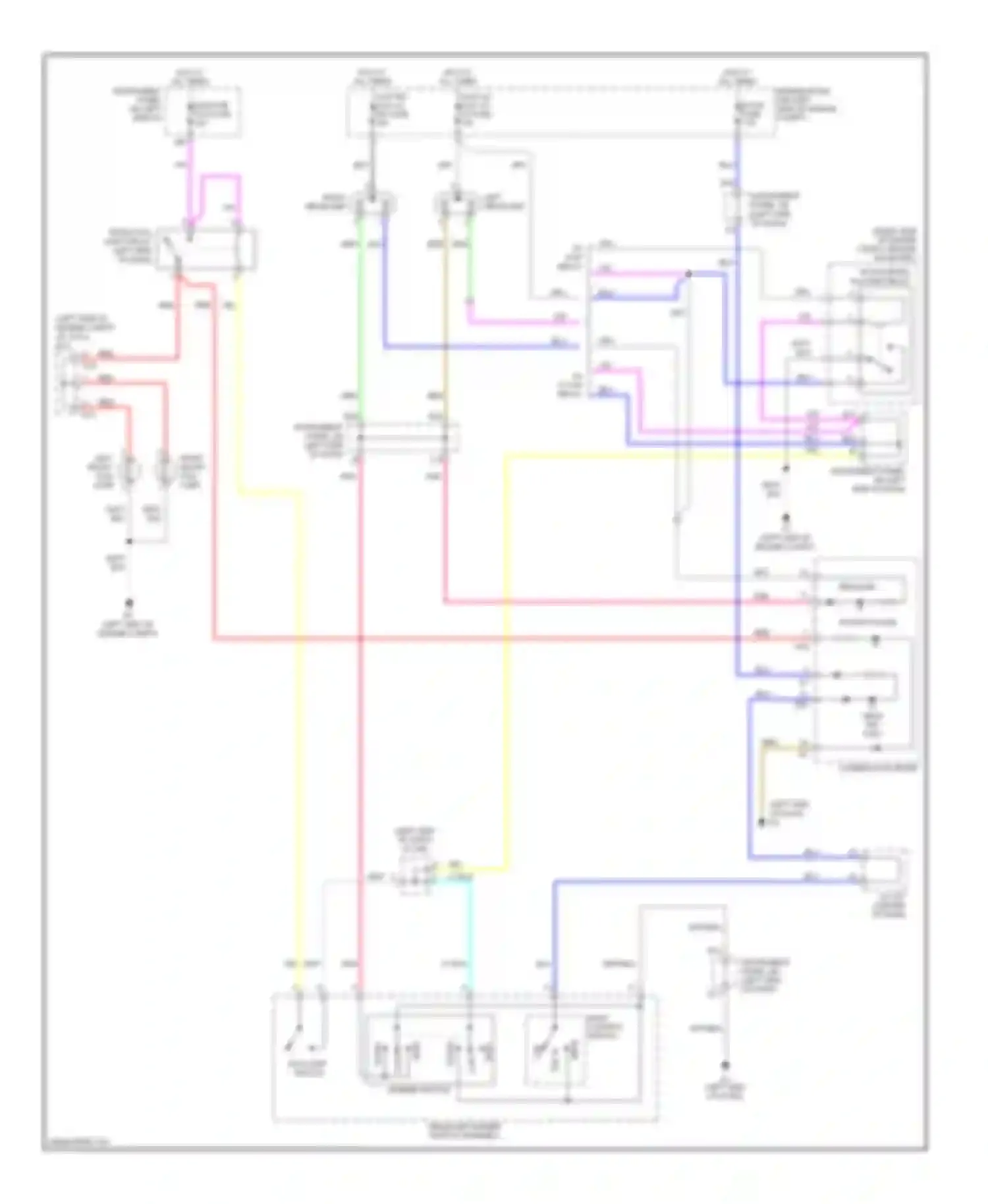 Yaris Toyota II (2005-2009): Headlights circuit, sedan