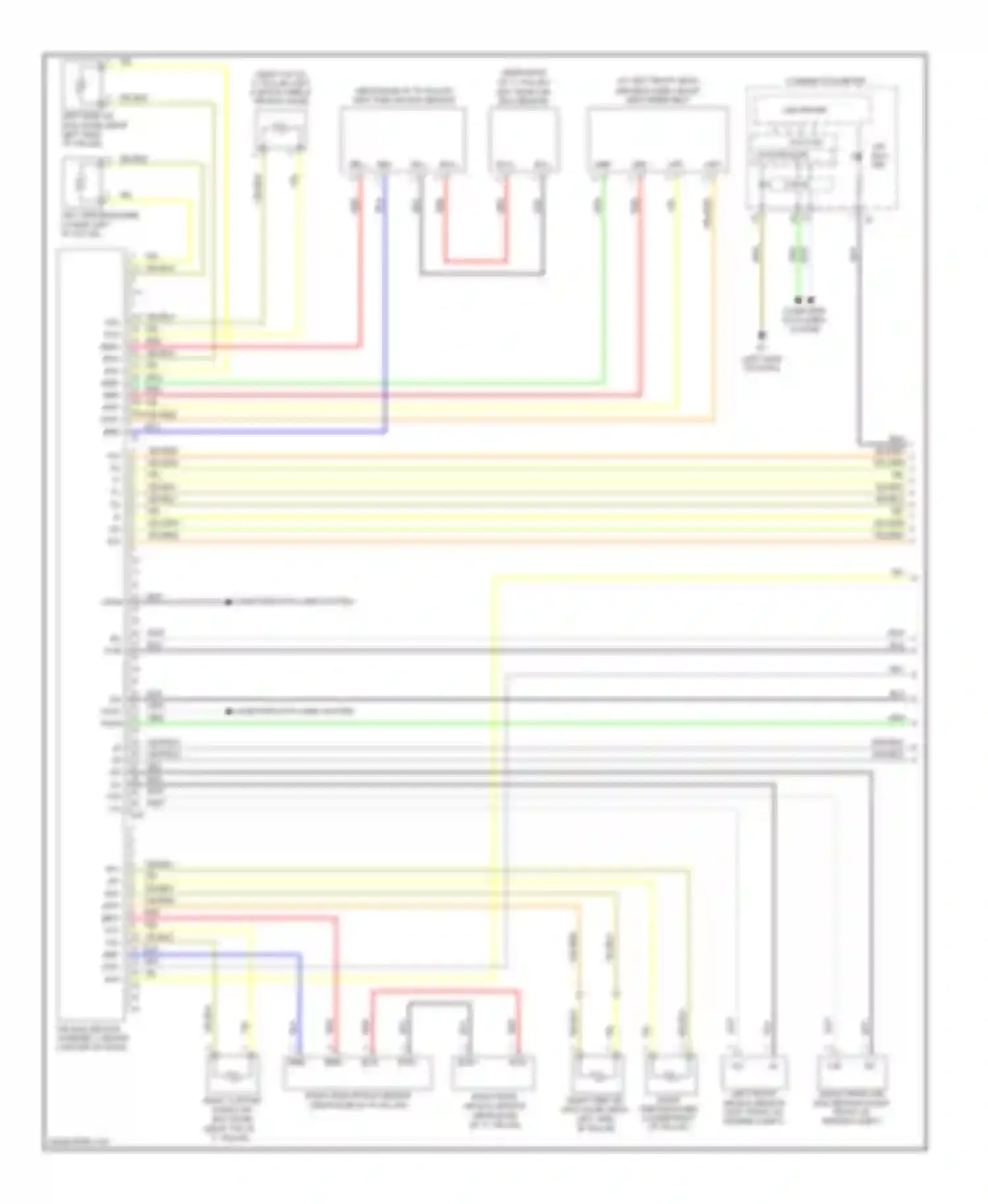Yaris Toyota II (2005-2009): Supplemental restraints circuit (1 of 2)