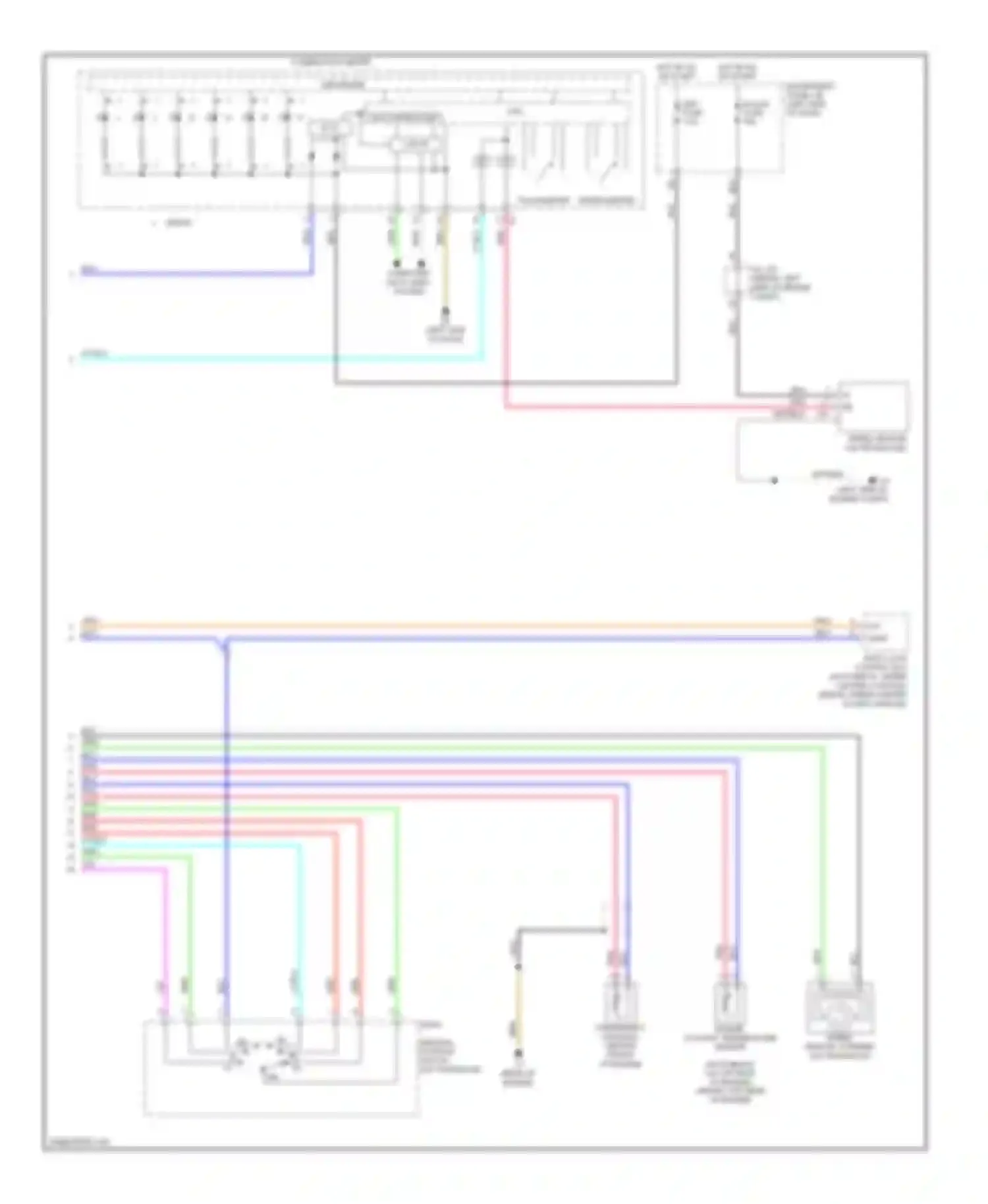 Yaris Toyota II (2005-2009): Transmission circuit (2 of 2)